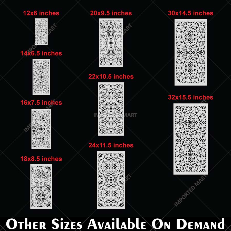 Majestic Moorish Lattice Wall Stencil for Furniture, Tiles & Wood Art – Islamic Geometric Pattern – ID# 736 - Image 5