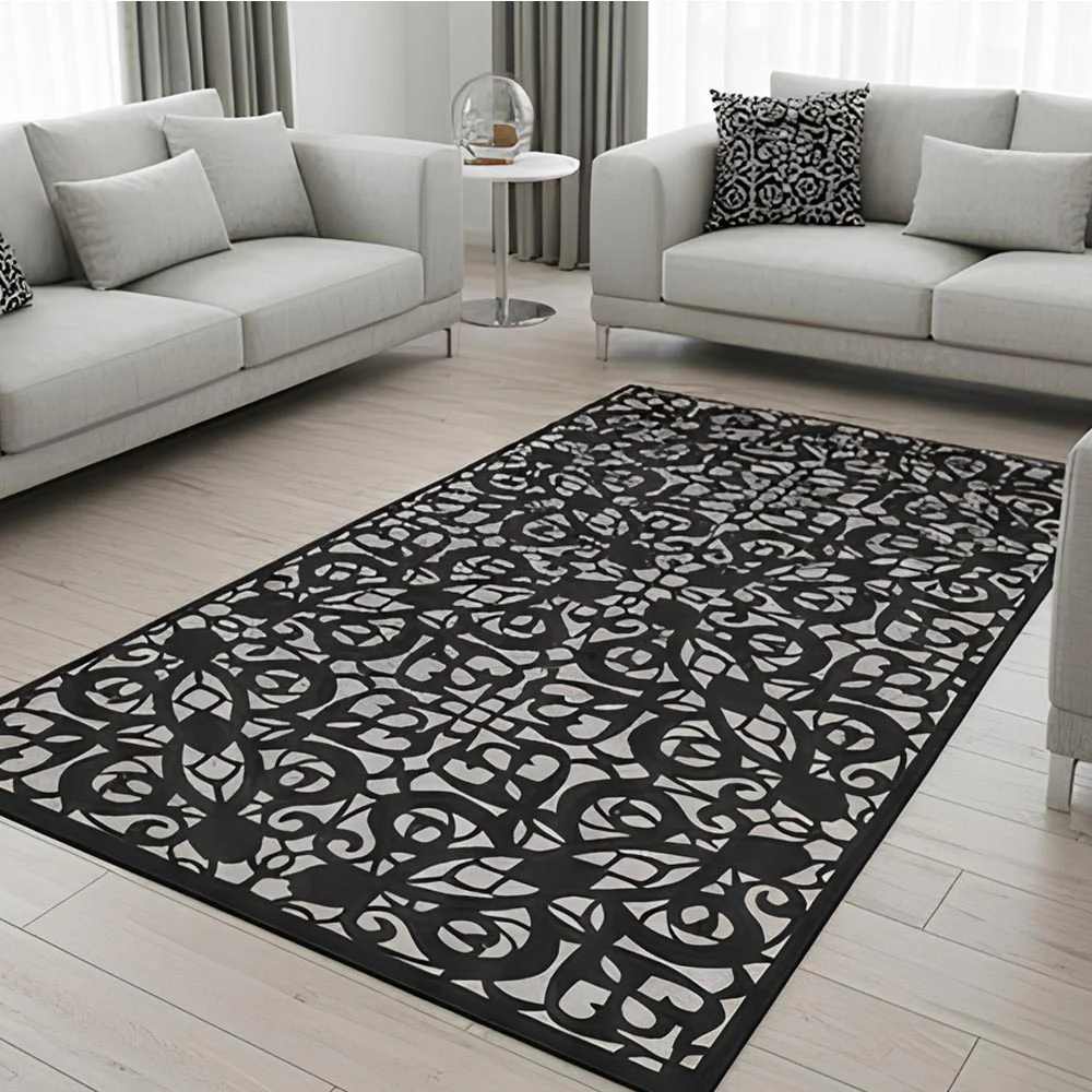 Majestic Moorish Lattice Wall Stencil for Furniture, Tiles & Wood Art – Islamic Geometric Pattern – ID# 736 - Image 6