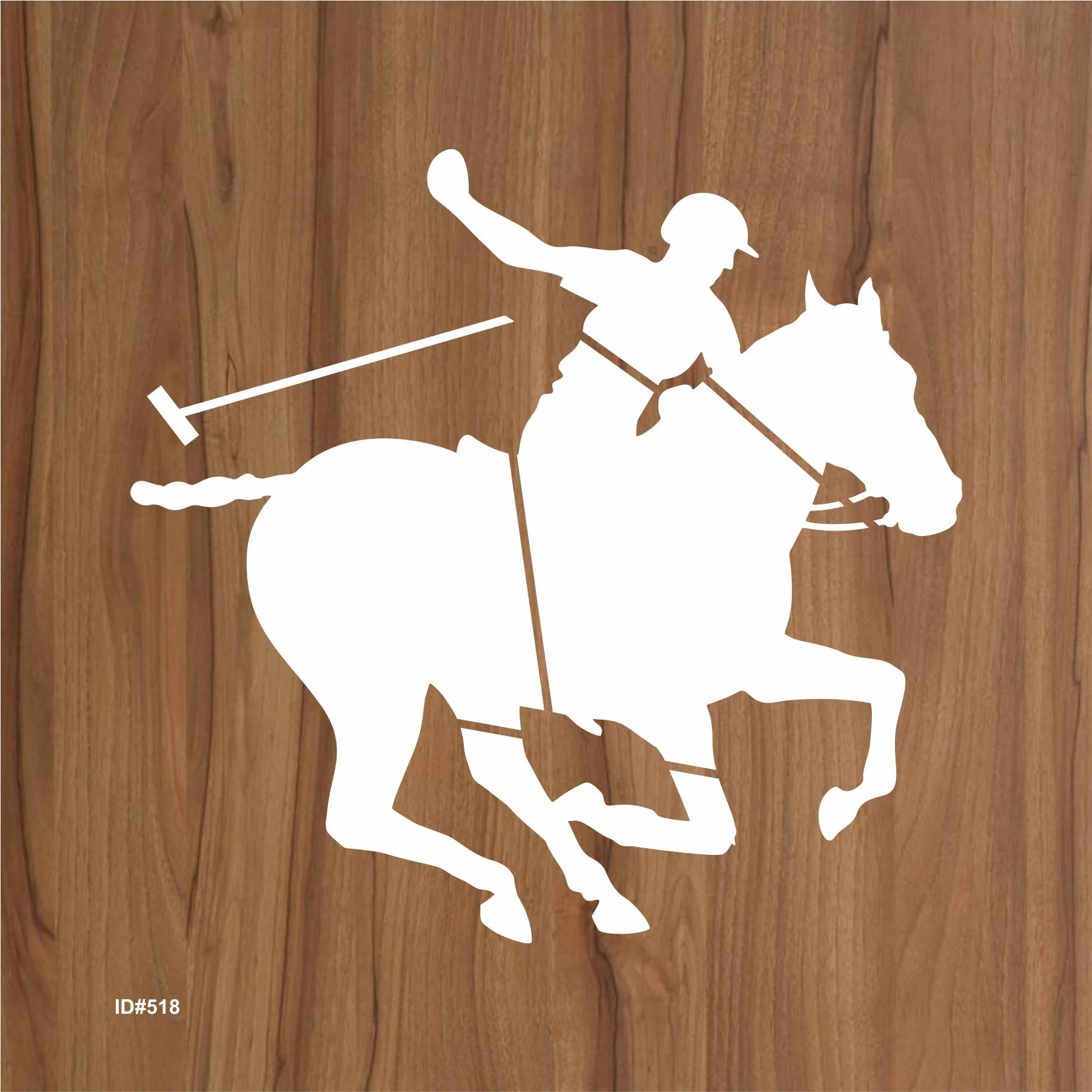 Man on Horse Stencil Used for Canvas and Wall Painting Scrapbooking Stamping Embossing Album Paper Card Template. ID #518 - Image 2