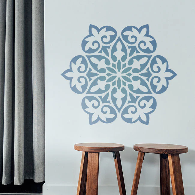 Mandala  Art Reusable Stencil for Canvas and wall painting.ID#51 - Image 5