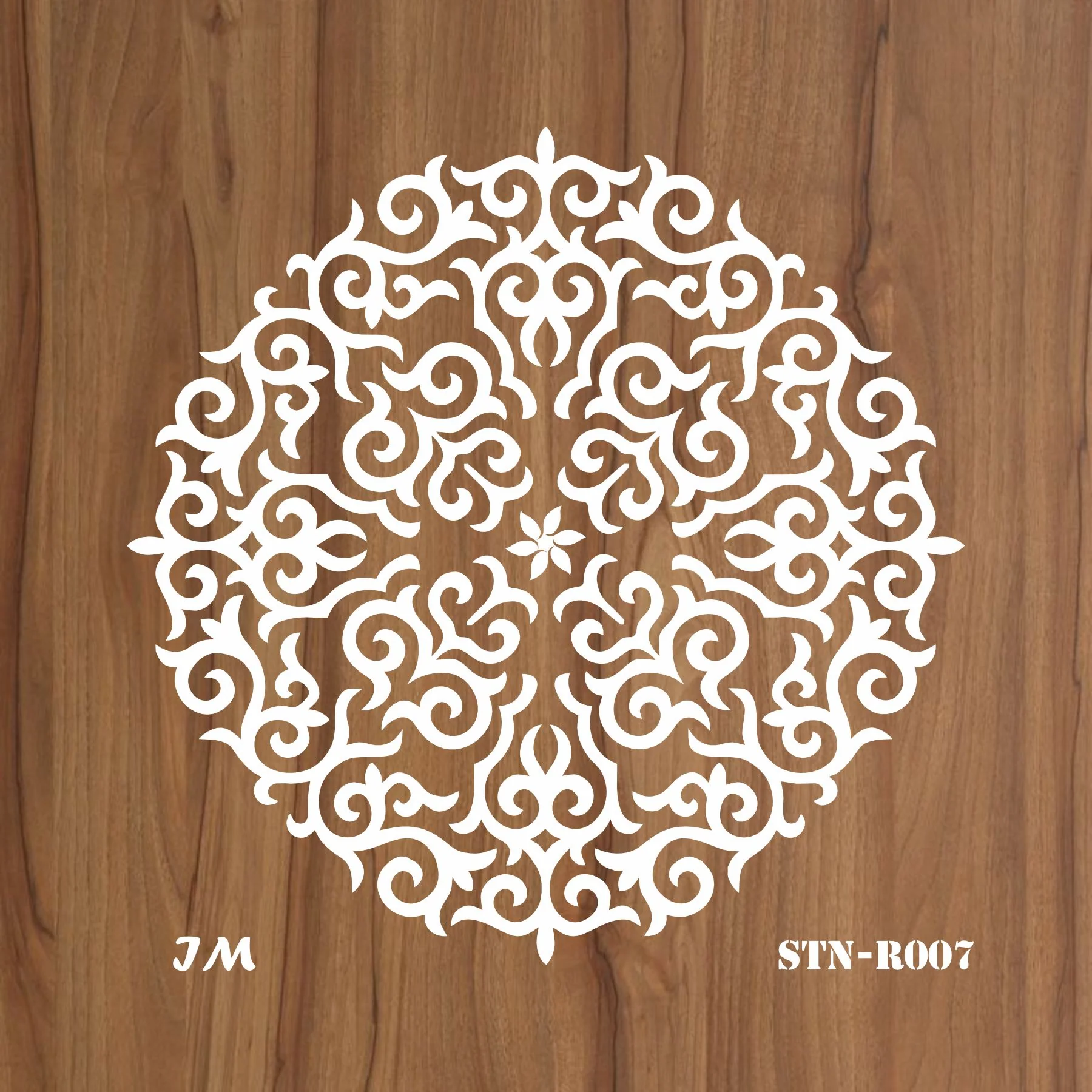 Mandala Art Reusable Stencil For Canvas And Wall Painting.ID #07 - Image 2