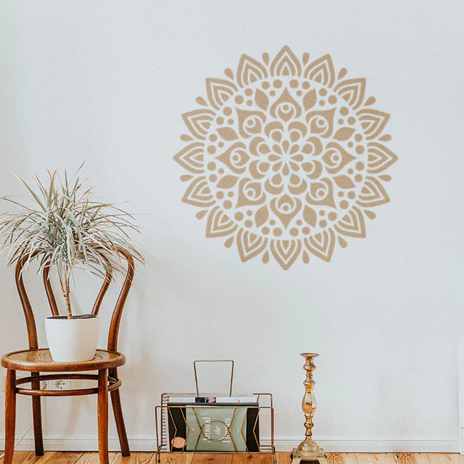 Mandala Design Reusable Stencil for Canvas and wall painting.ID#16 - Image 6