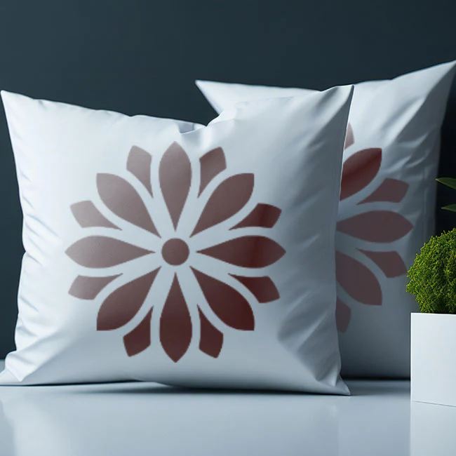 Mandala Flower Reusable Stencil for Canvas and wall painting.ID#27 - Image 3