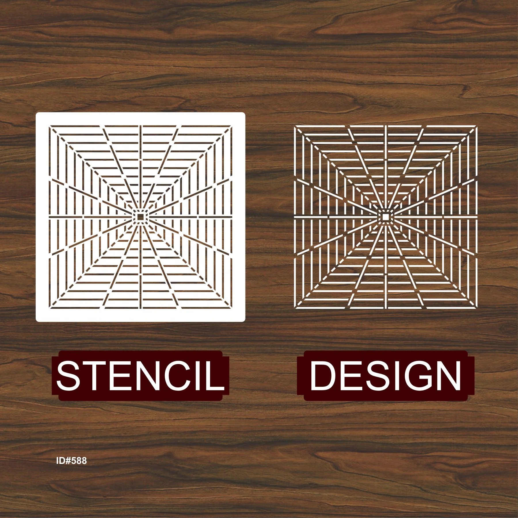 Mandala Guideline Stencil Used for Tools for DIY Craft Furniture Wood Canvas Rocks Fabric Wall Art.ID#588 - Image 3