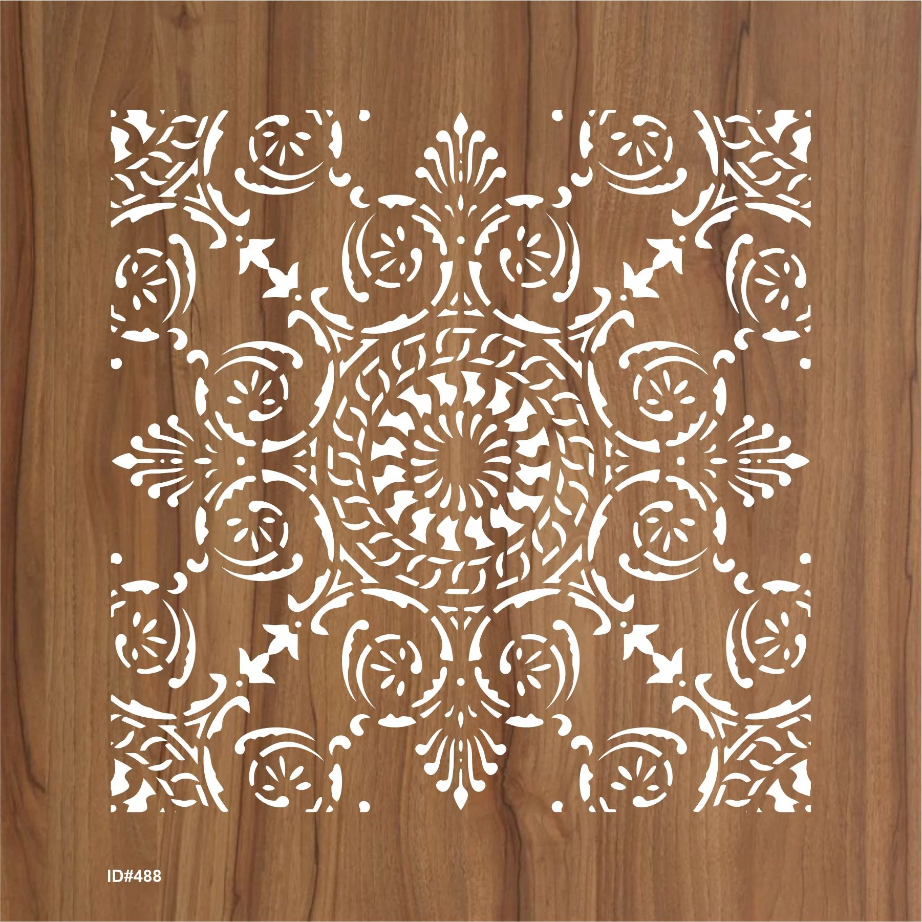 Mandala Mold Stencils Painting Coloring Embossing Scrapbook Album Decorative Template. ID #488 - Image 2