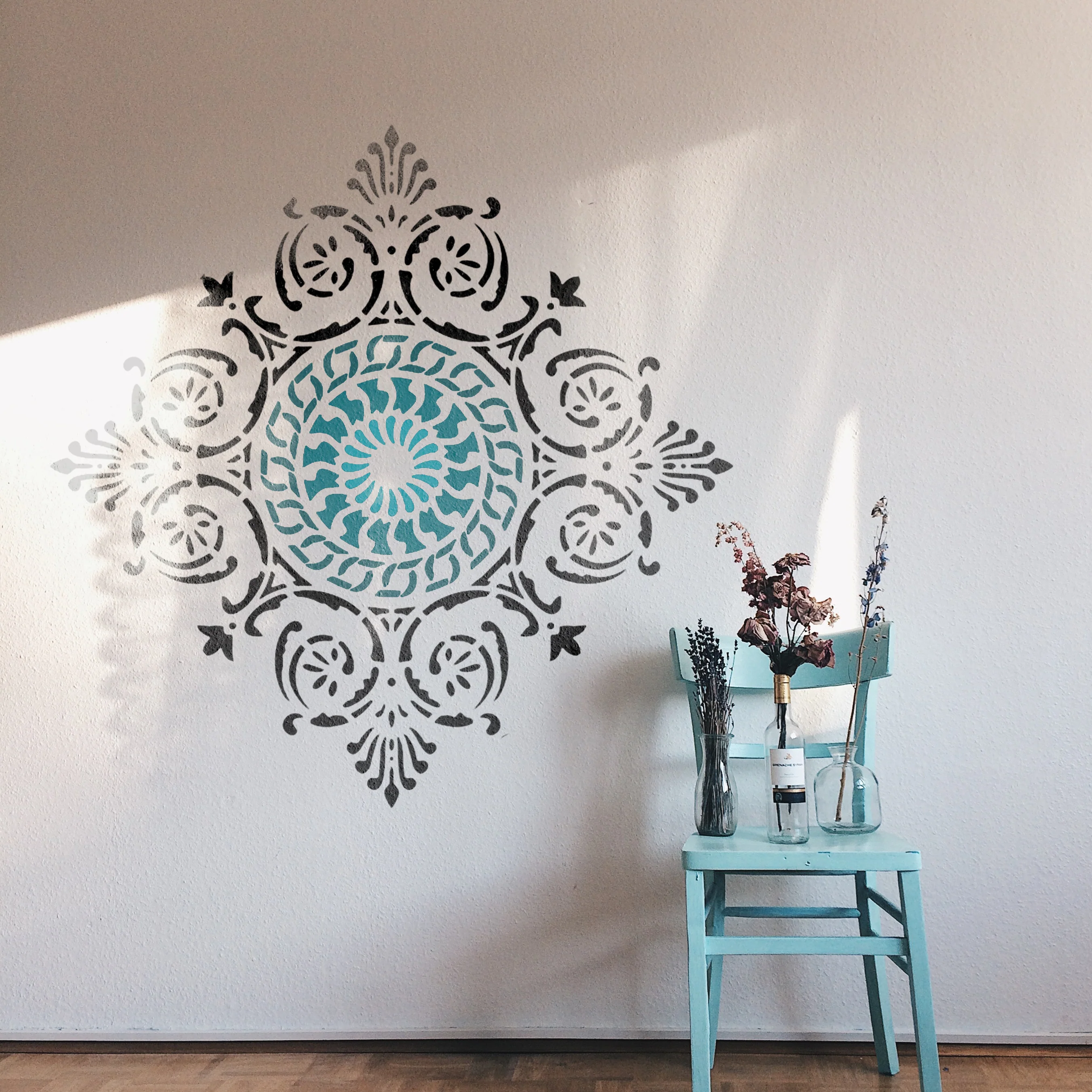 Mandala Mold Stencils Painting Coloring Embossing Scrapbook Album Decorative Template. ID #488 - Image 4