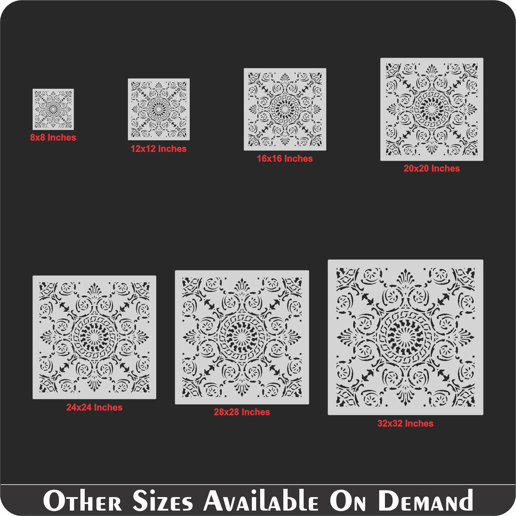 Mandala Mold Stencils Painting Coloring Embossing Scrapbook Album Decorative Template. ID #488 - Image 8