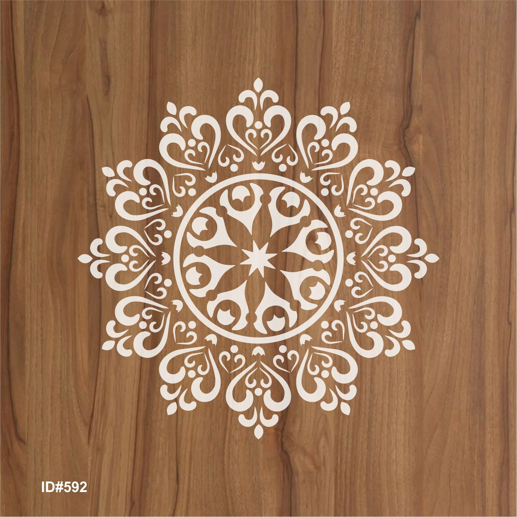 Mandala Pattern Stencil for design painting furniture design thick patterns plaster decorative - Image 2