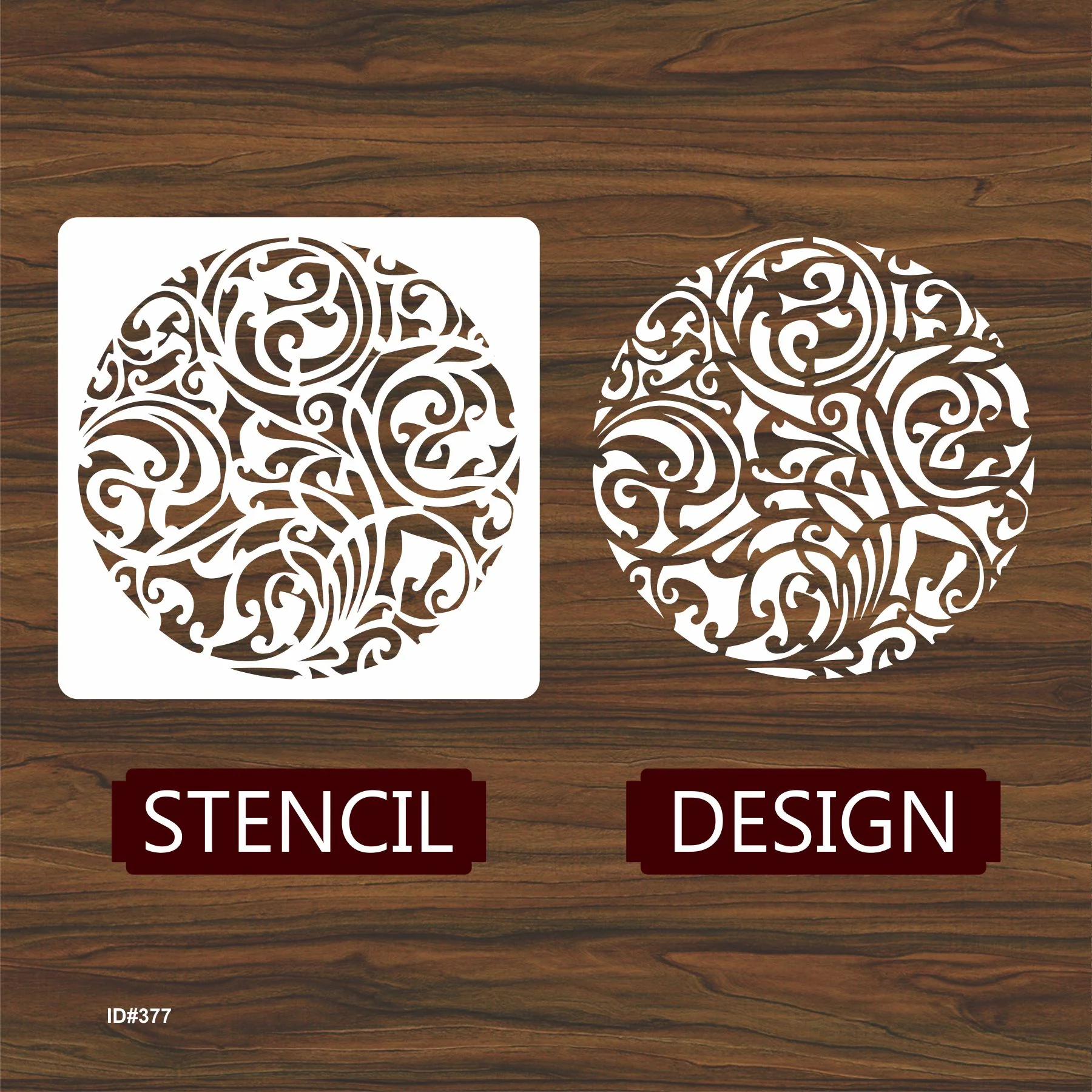 Mandala Pattern Stencil Reusable Stencil For Canvas And Wall Painting.ID# 377 - Image 3