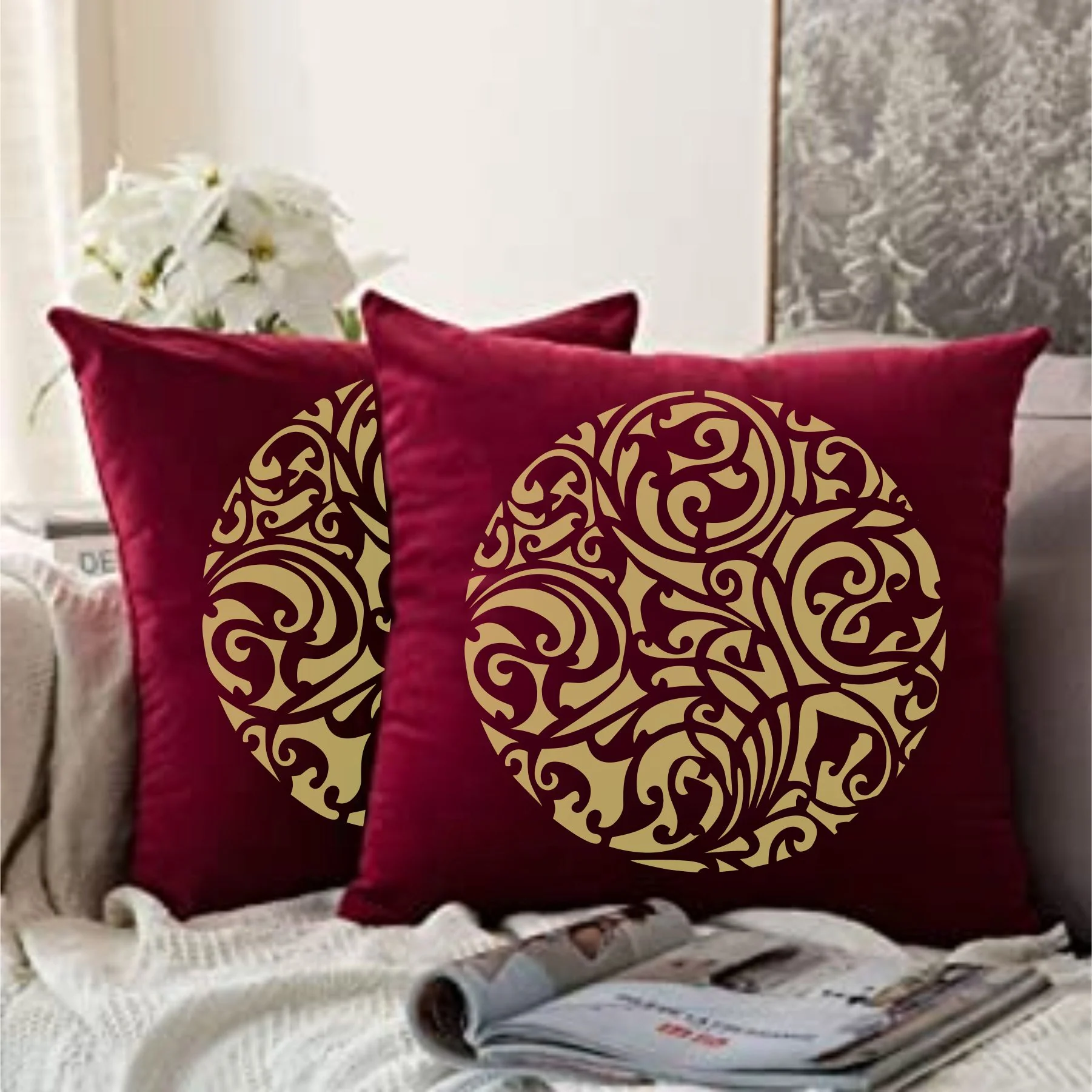 Mandala Pattern Stencil Reusable Stencil For Canvas And Wall Painting.ID# 377 - Image 6