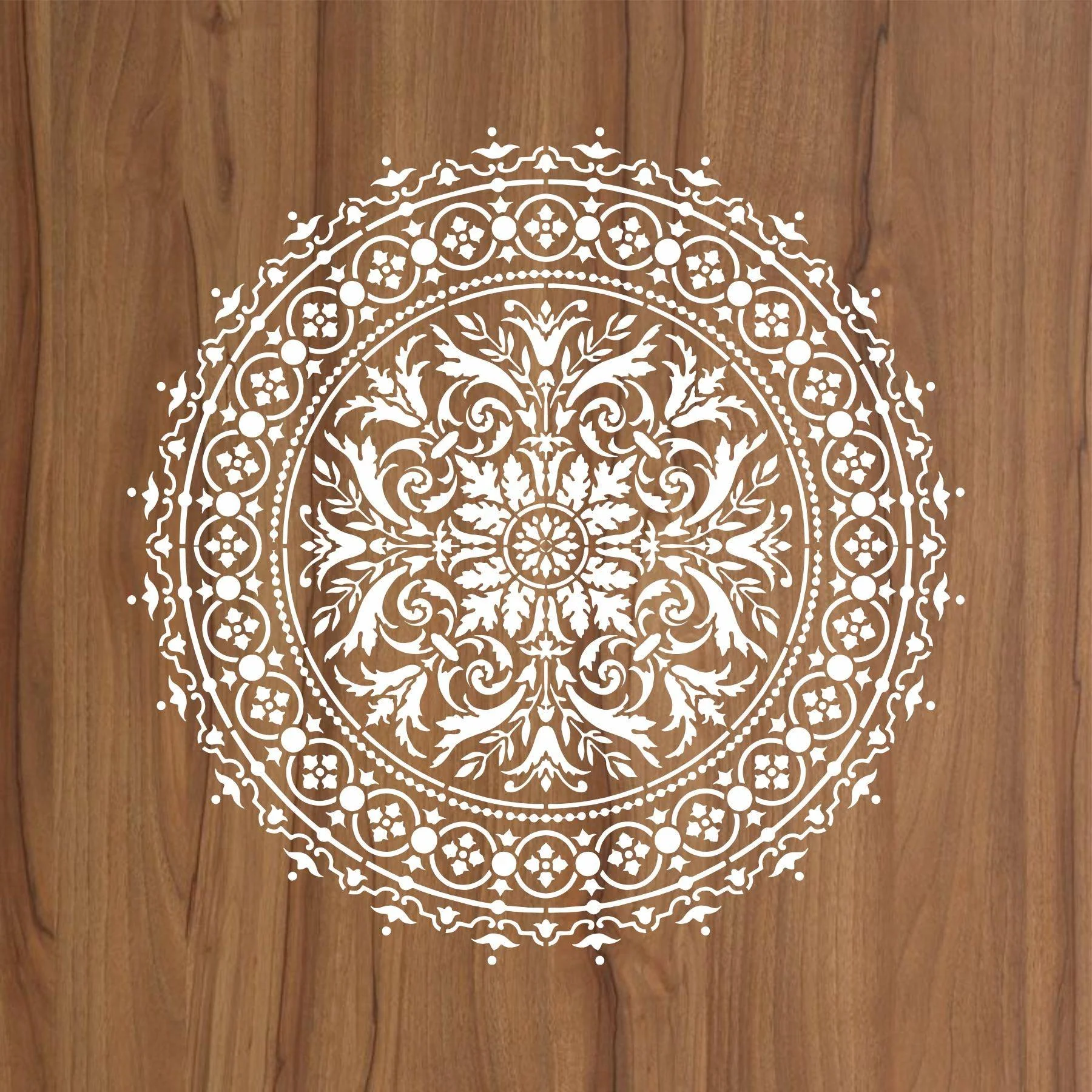 Mandala Reusable Stencil For Canvas And Wall Painting.ID#177 - Image 2