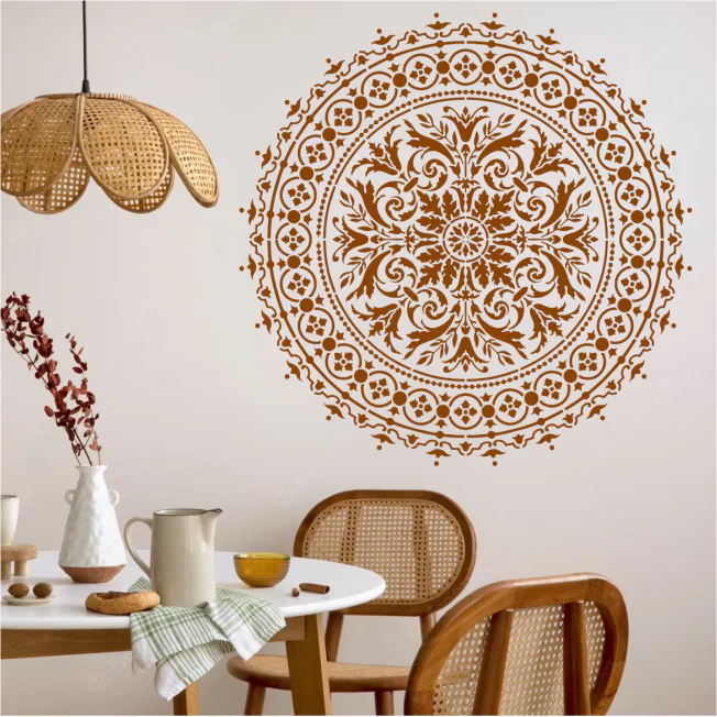 Mandala Reusable Stencil For Canvas And Wall Painting.ID#177 - Image 4