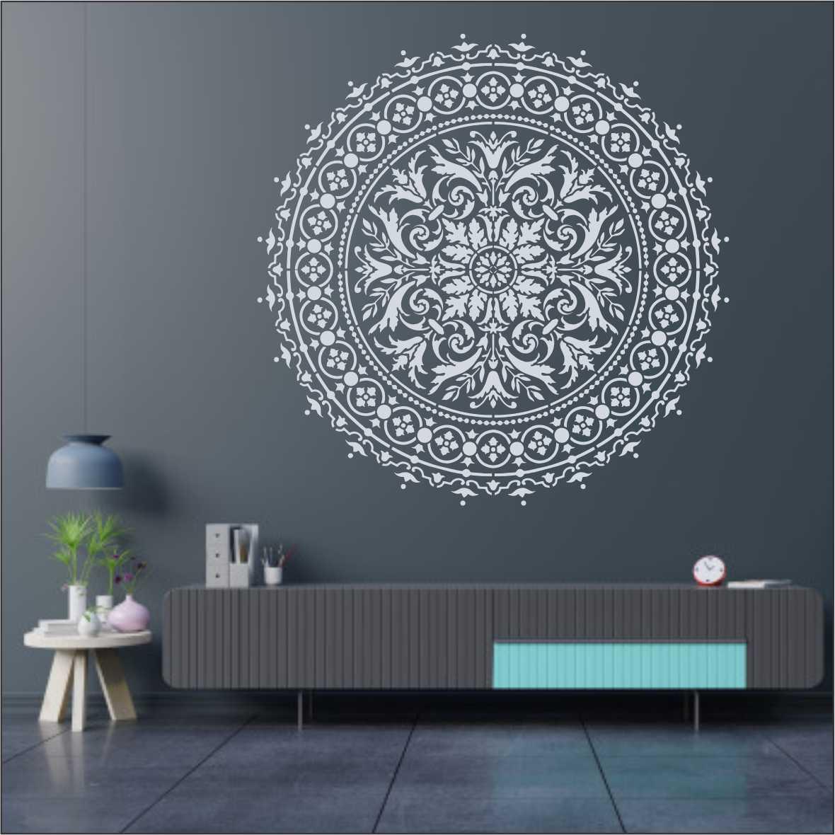 Mandala Reusable Stencil For Canvas And Wall Painting.ID#177 - Image 5