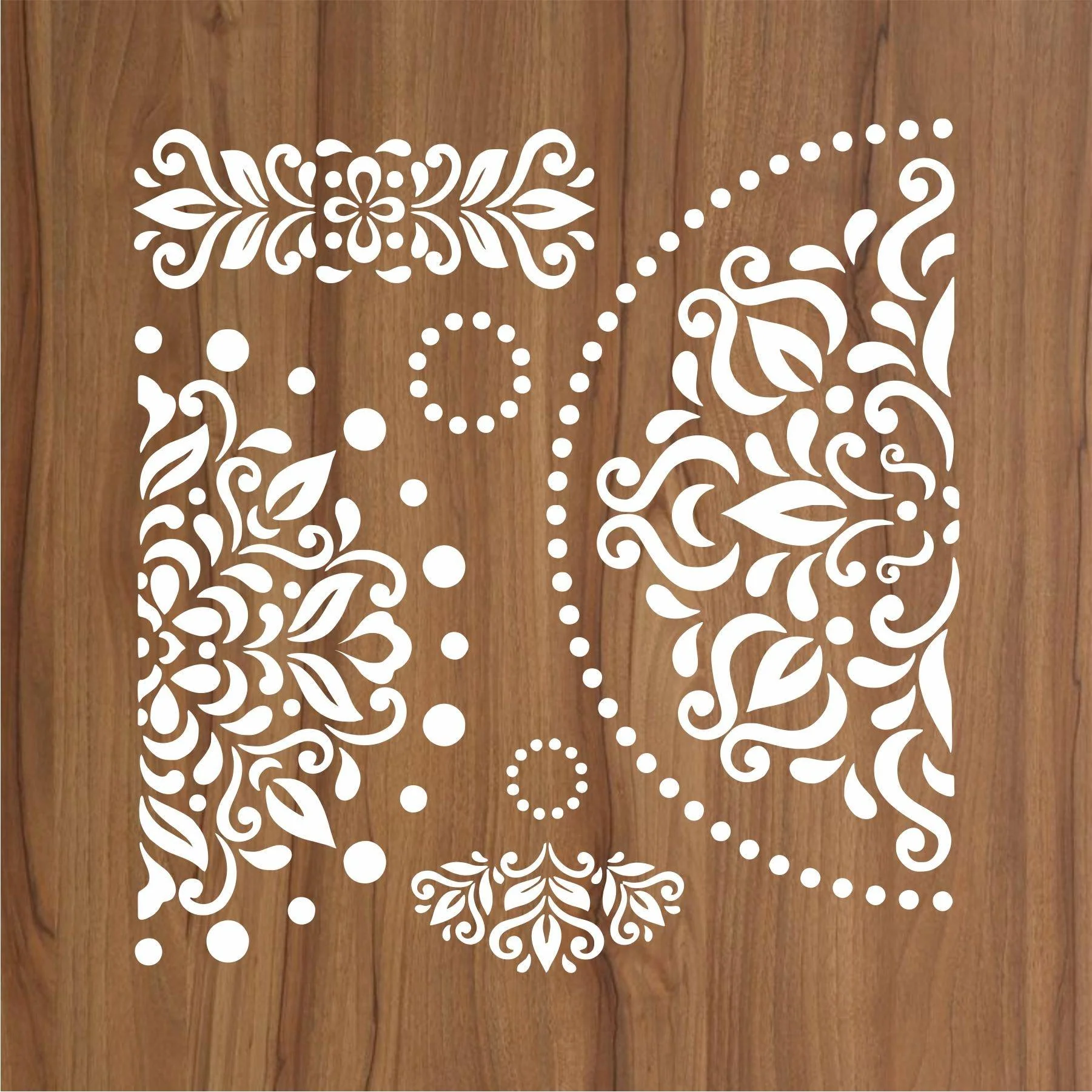 Mandala Reusable Stencil For Canvas And Wall Painting.ID# 454 - Image 2
