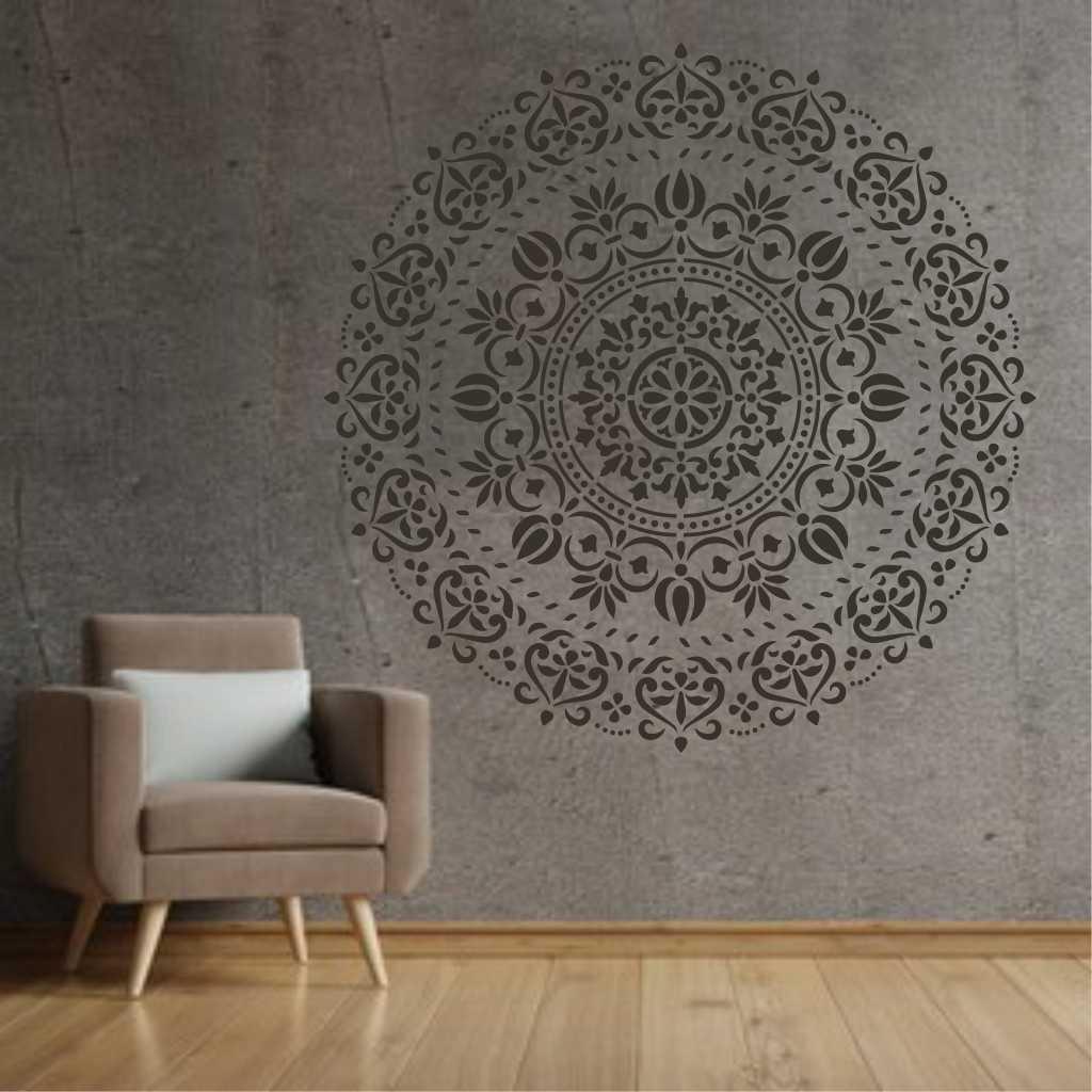 Mandala Reusable Stencil For Canvas And Wall Painting.ID#173 - Image 5