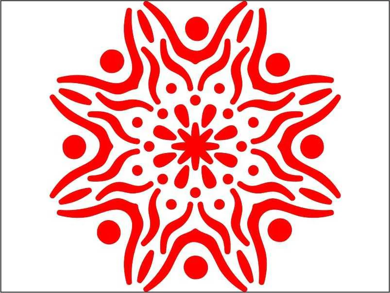 Mandala Reusable Stencil for Canvas and wall painting.ID#59 - Image 3