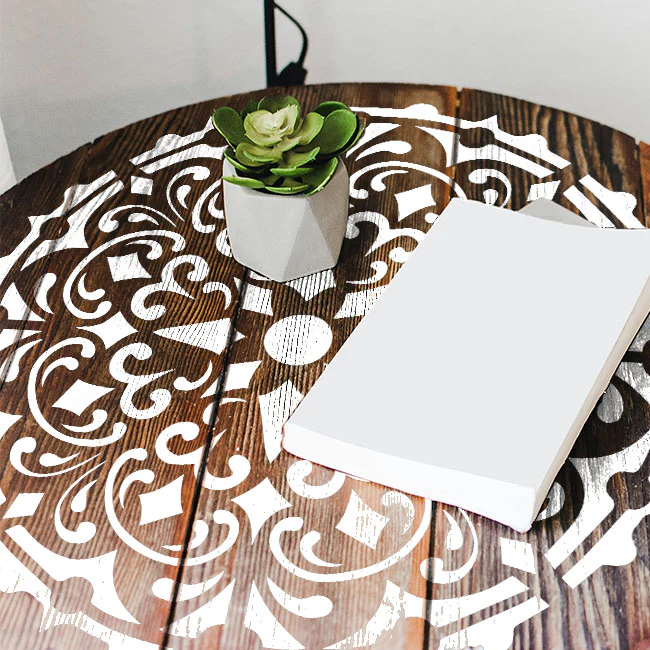Mandala Reusable Stencil for Canvas and wall painting.ID#157 - Image 4