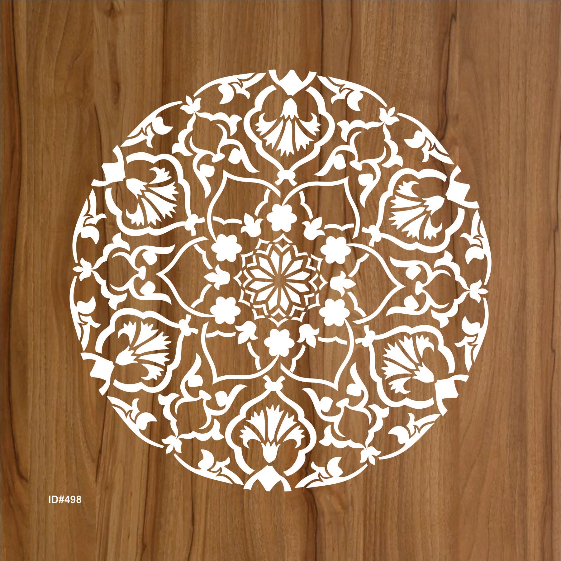 Mandala Stencil For Canvas And Wall Painting, Scrapbook Coloring Embossing, Wood, Furniture Home. ID #498 - Image 2