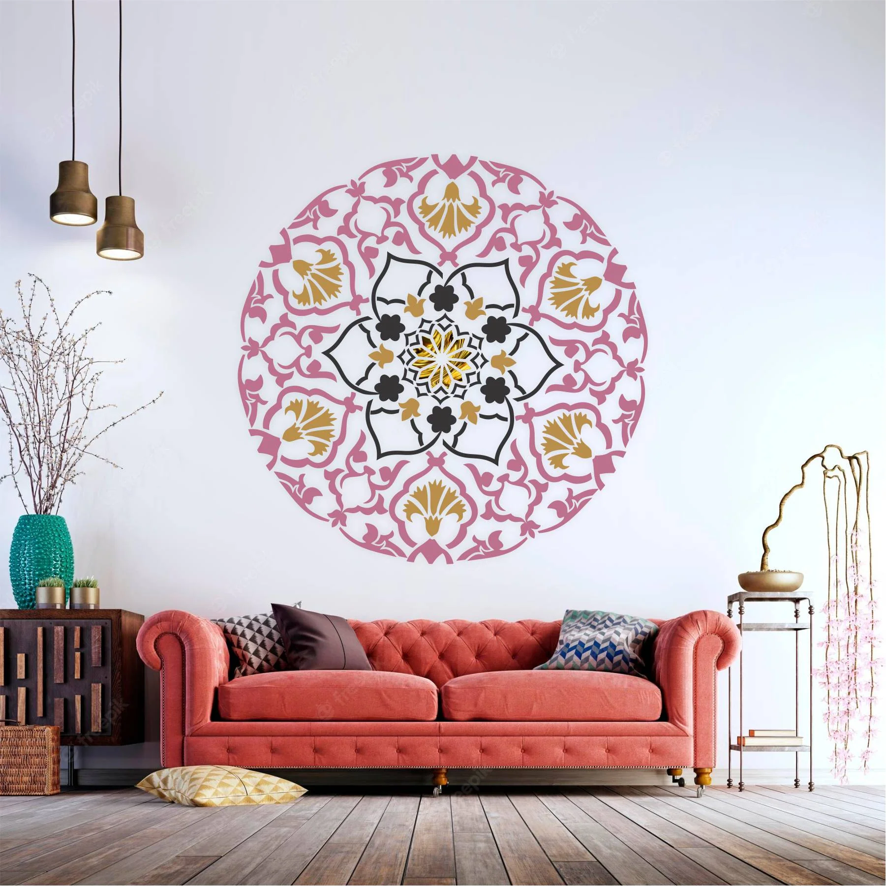 Mandala Stencil For Canvas And Wall Painting, Scrapbook Coloring Embossing, Wood, Furniture Home. ID #498 - Image 4