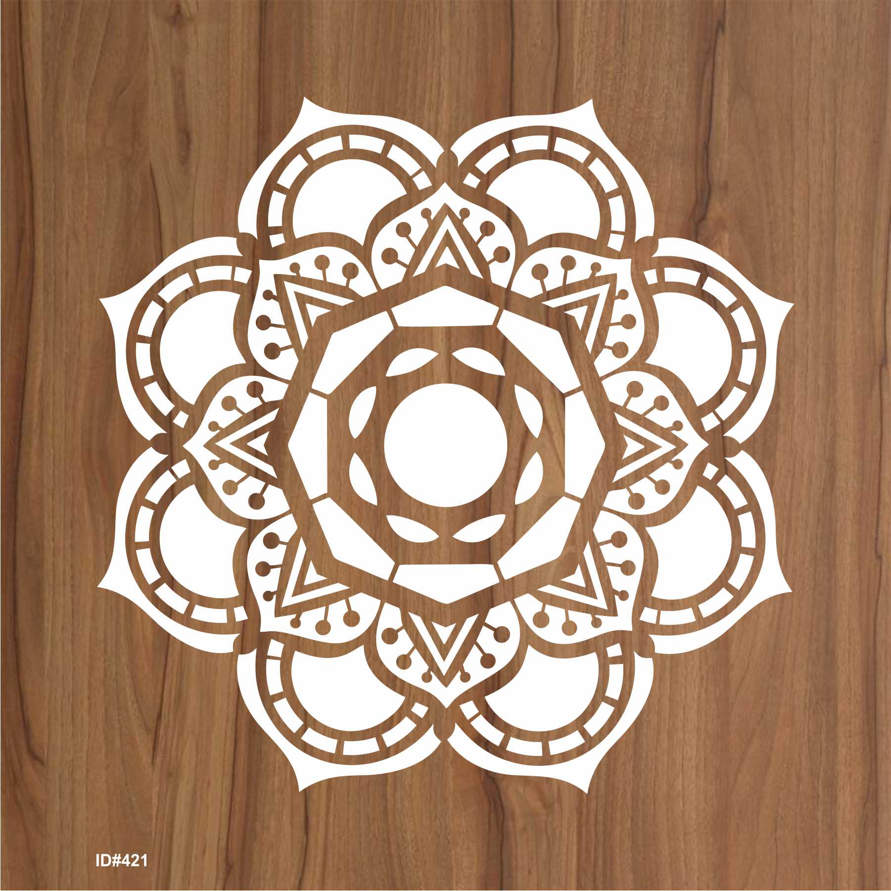 Mandela Design for Wall Decor , Canvas Background & living Rooms Reusable Stencil For Canvas And Wall Painting.ID# 421 - Image 2