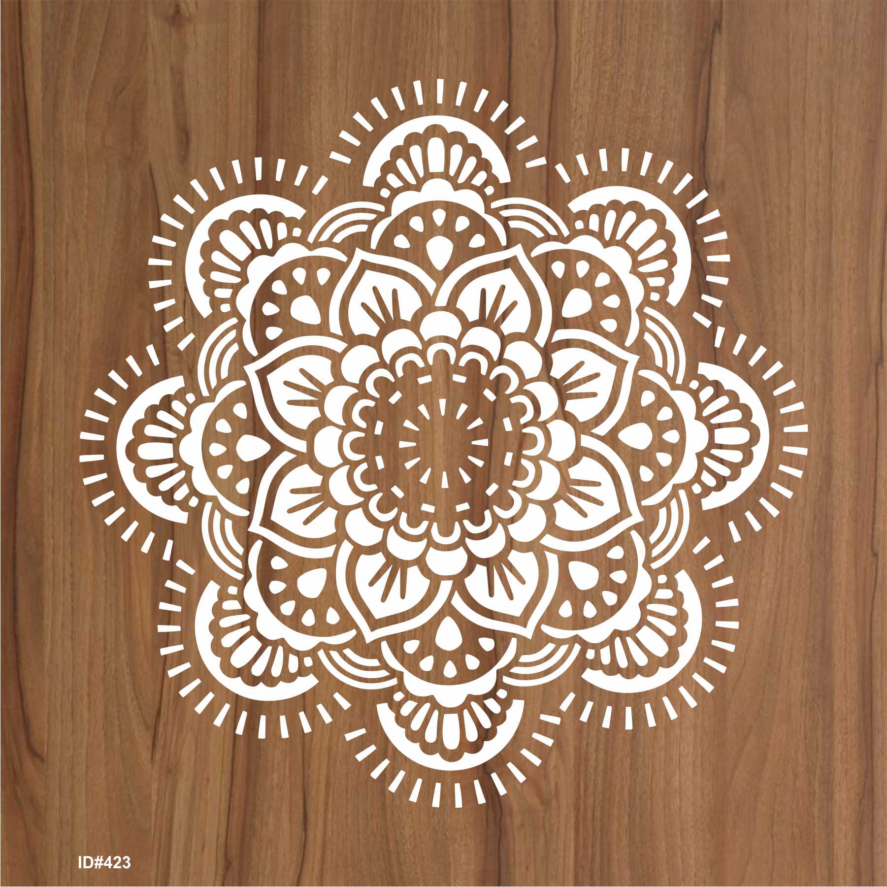 Mandela Design stencil for Wall Decor Reusable Stencil For Canvas And Wall Painting.ID# 423 - Image 2