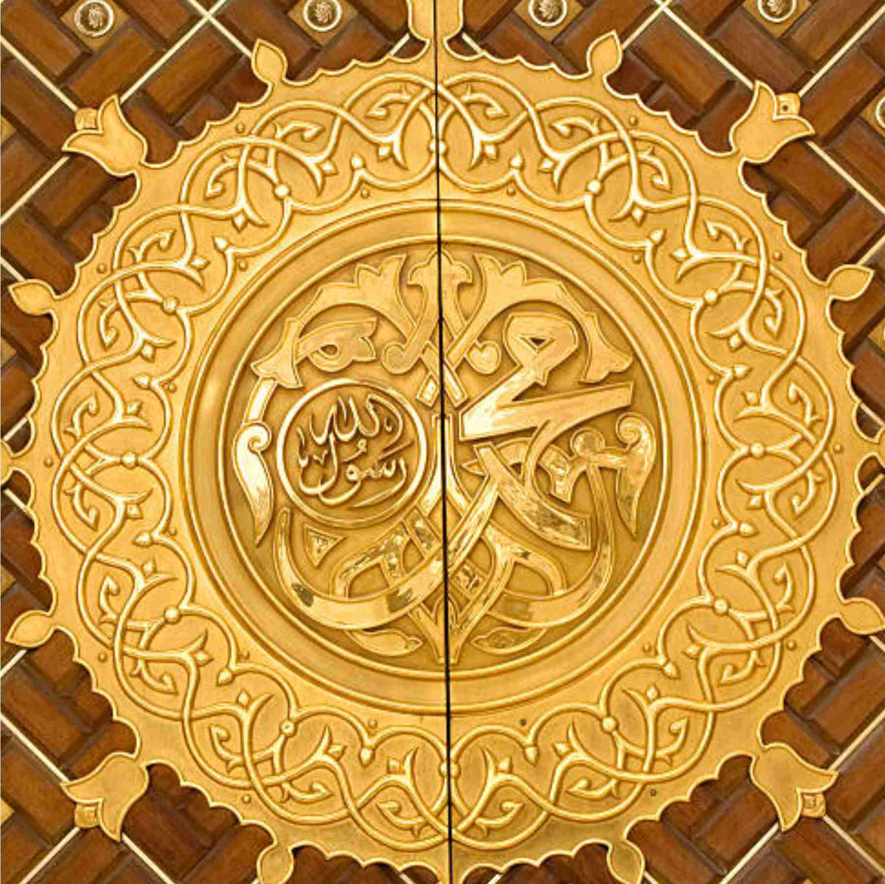 Masjid E Nabvi Gate Art Islamic Calligraphy Reusable Stencil for Canvas and wall painting.ID#4119 - Image 6