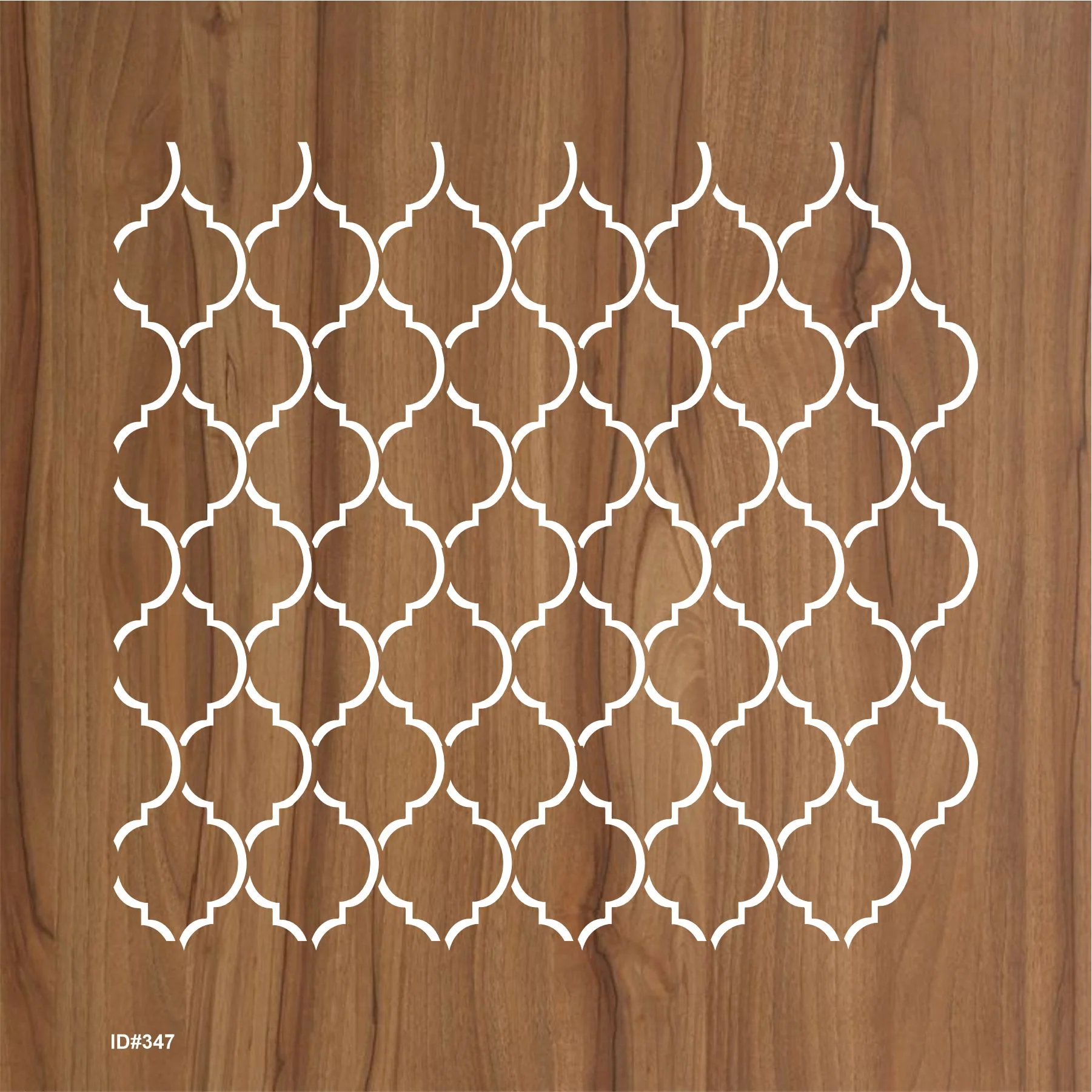 Moroccan Line Pattern Moroccan Fabric Reusable Stencil For Canvas And Wall Painting.ID #347 - Image 2