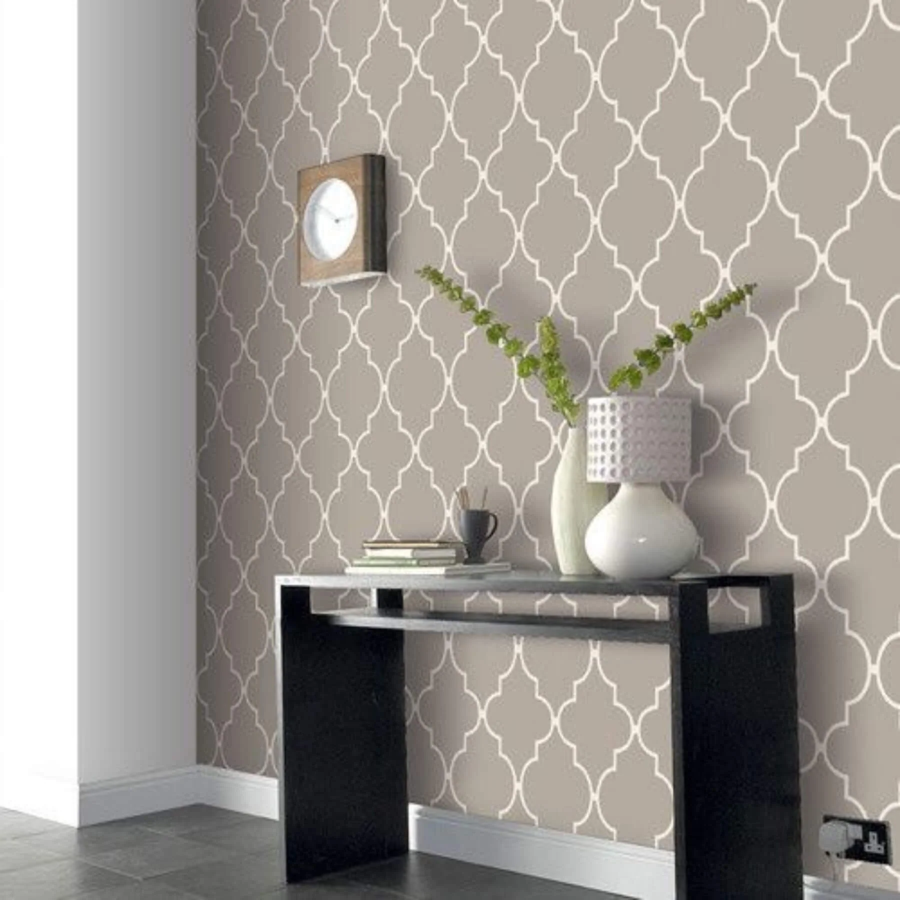 Moroccan Pattern Reusable Stencil For Canvas And Wall Painting.ID#237 - Image 8
