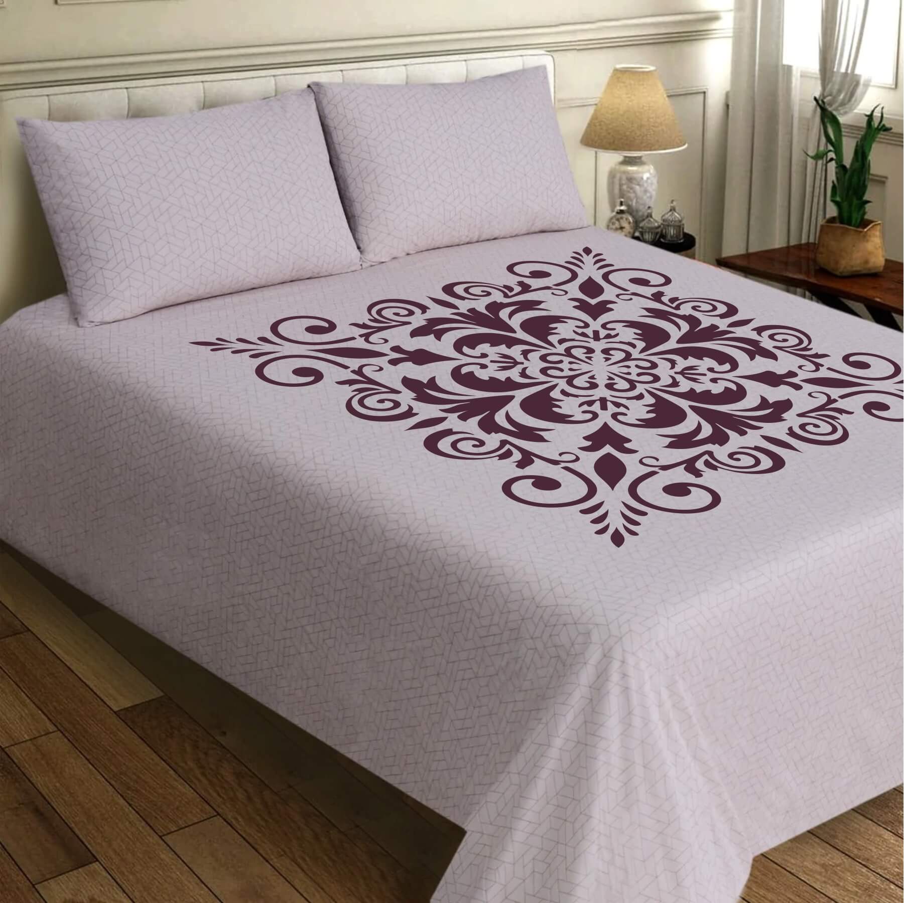 Motif Damask Pattern Reusable Stencil For Canvas And Wall Painting.ID#234 - Image 6