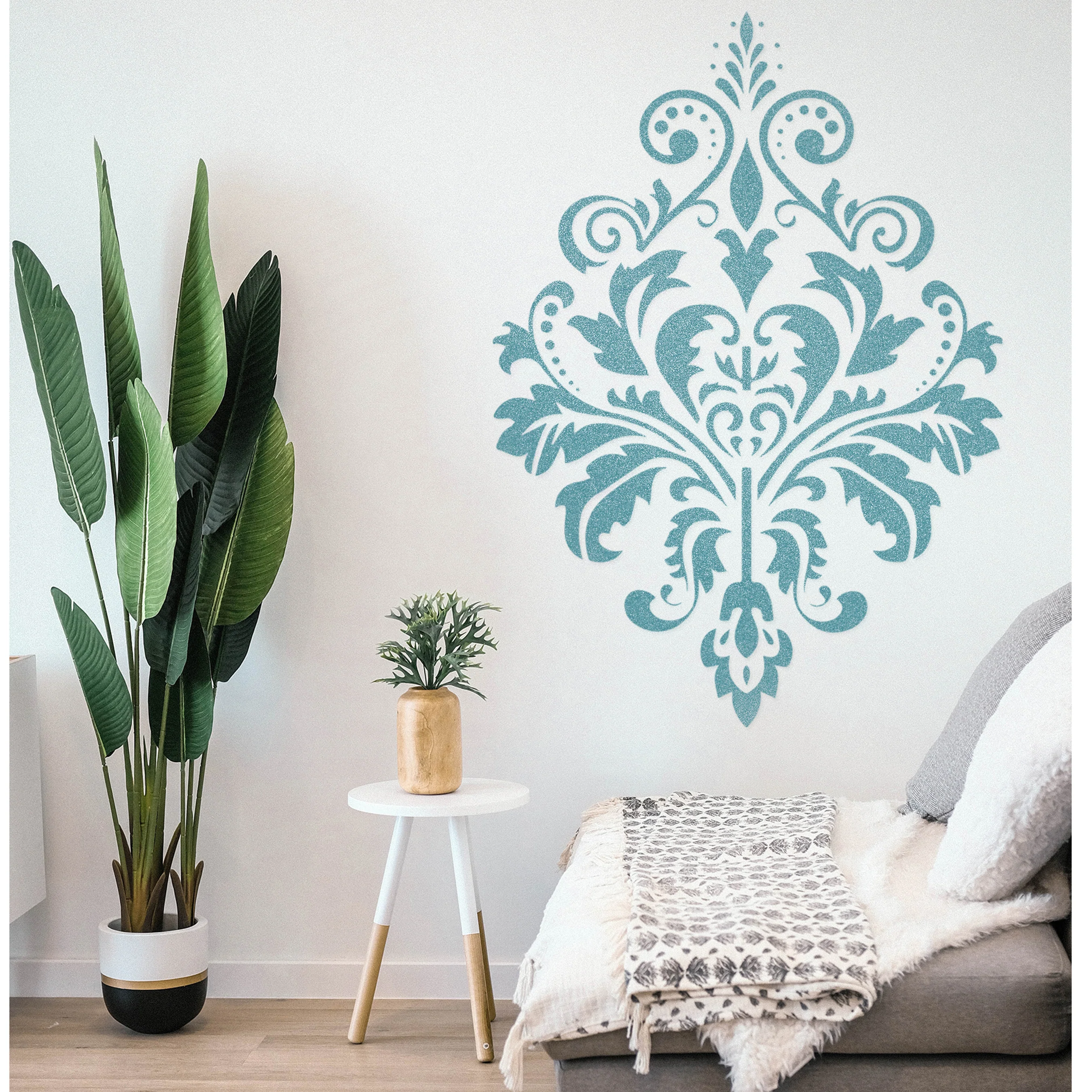 Motif Reusable Stencil Sheetsfor Canvas and wall painting.ID#76 - Image 6
