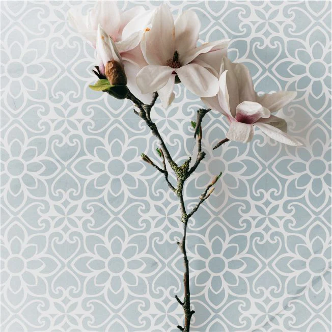 Pack 0f 4 Pcs Tile Reusable Stencil for Canvas and wall painting.ID#24 - Image 5
