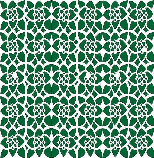 Pack of 2 border, Floral Reusable Stencil for Canvas and wall painting.ID#39 - Image 10
