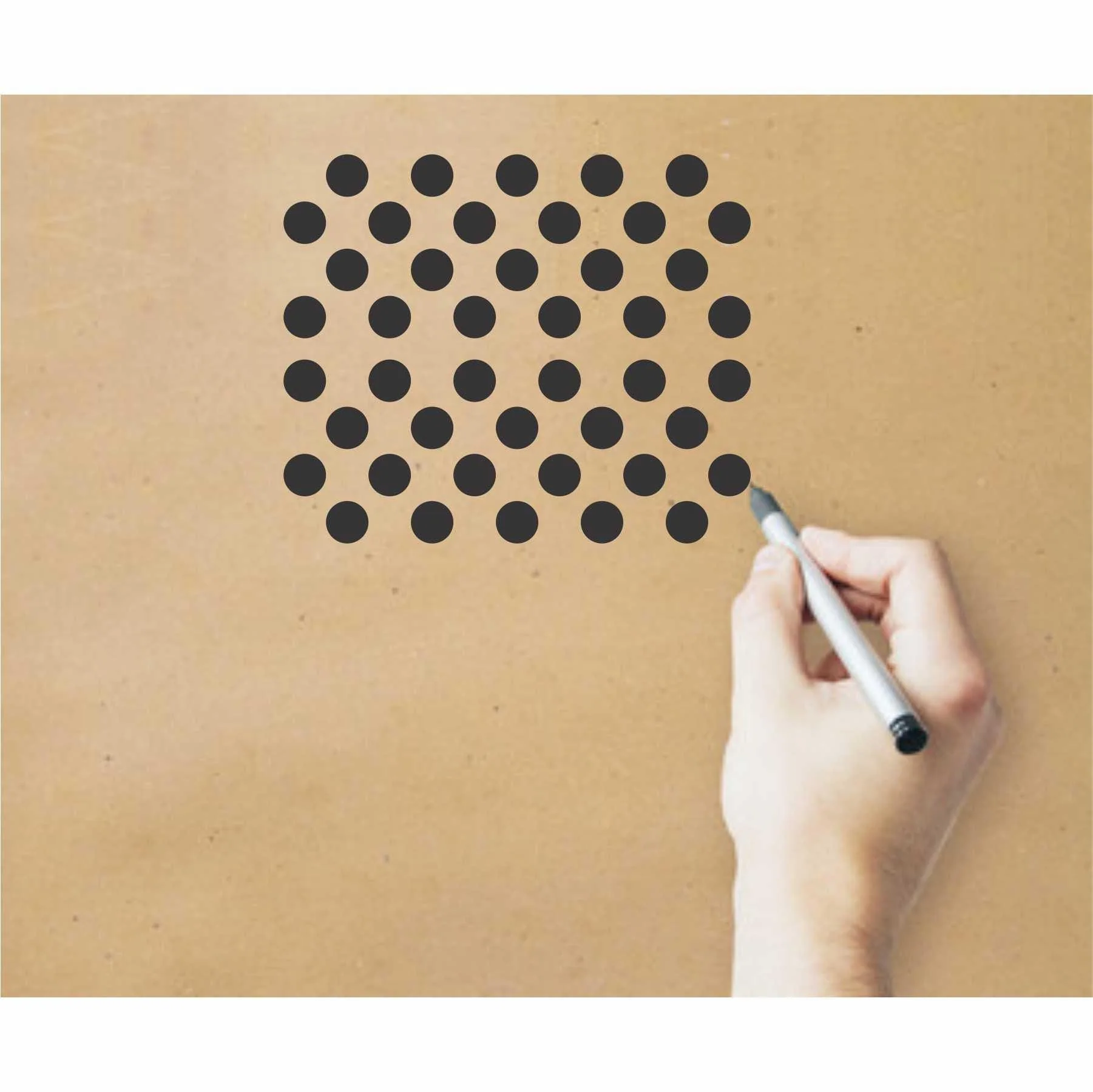 Pack Of 4 Pattern Reusable Stencil For Canvas And Wall Painting.ID #453 - Image 6