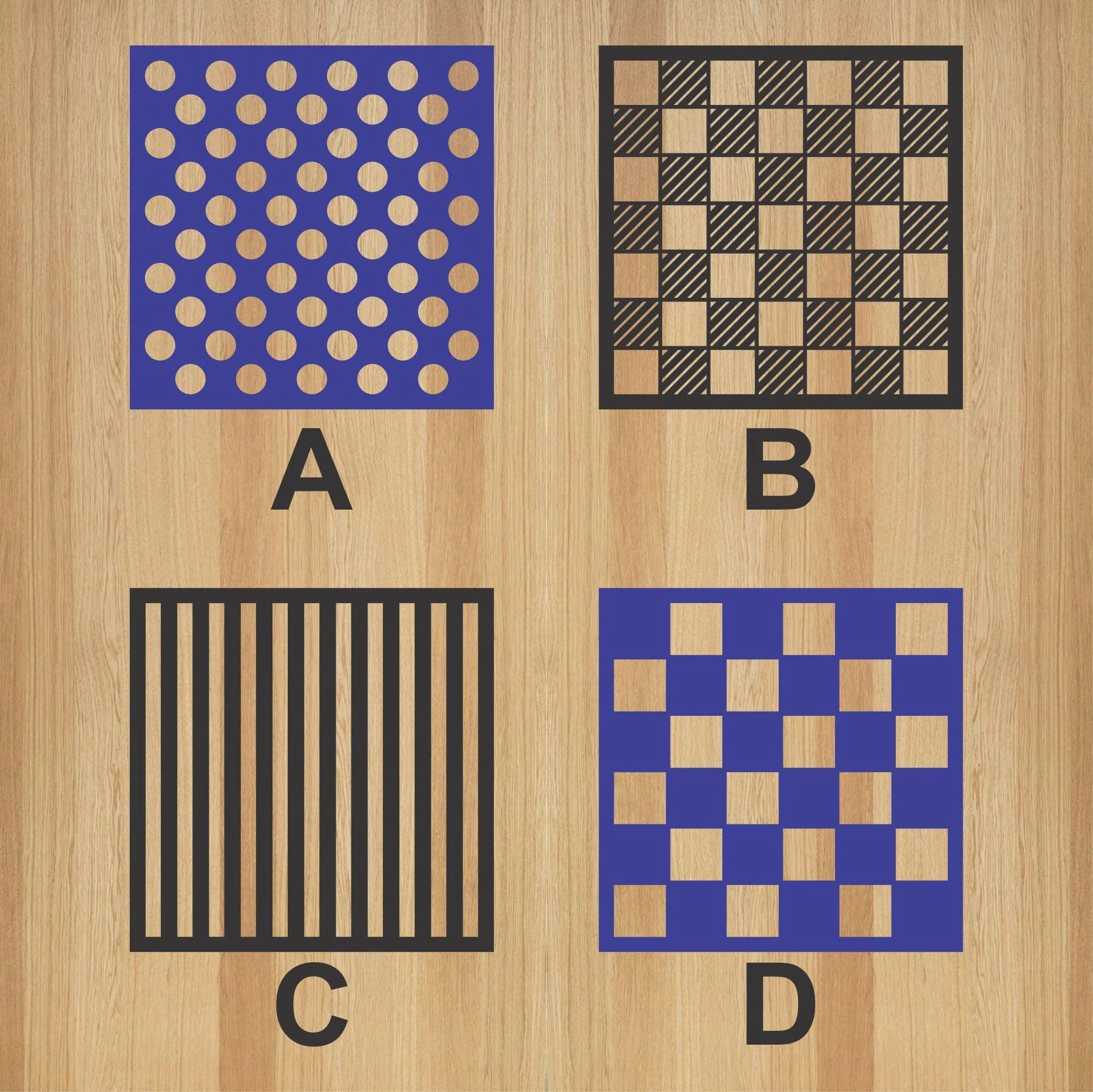 Pack Of 4 Pattern Reusable Stencil For Canvas And Wall Painting.ID #453 - Image 9
