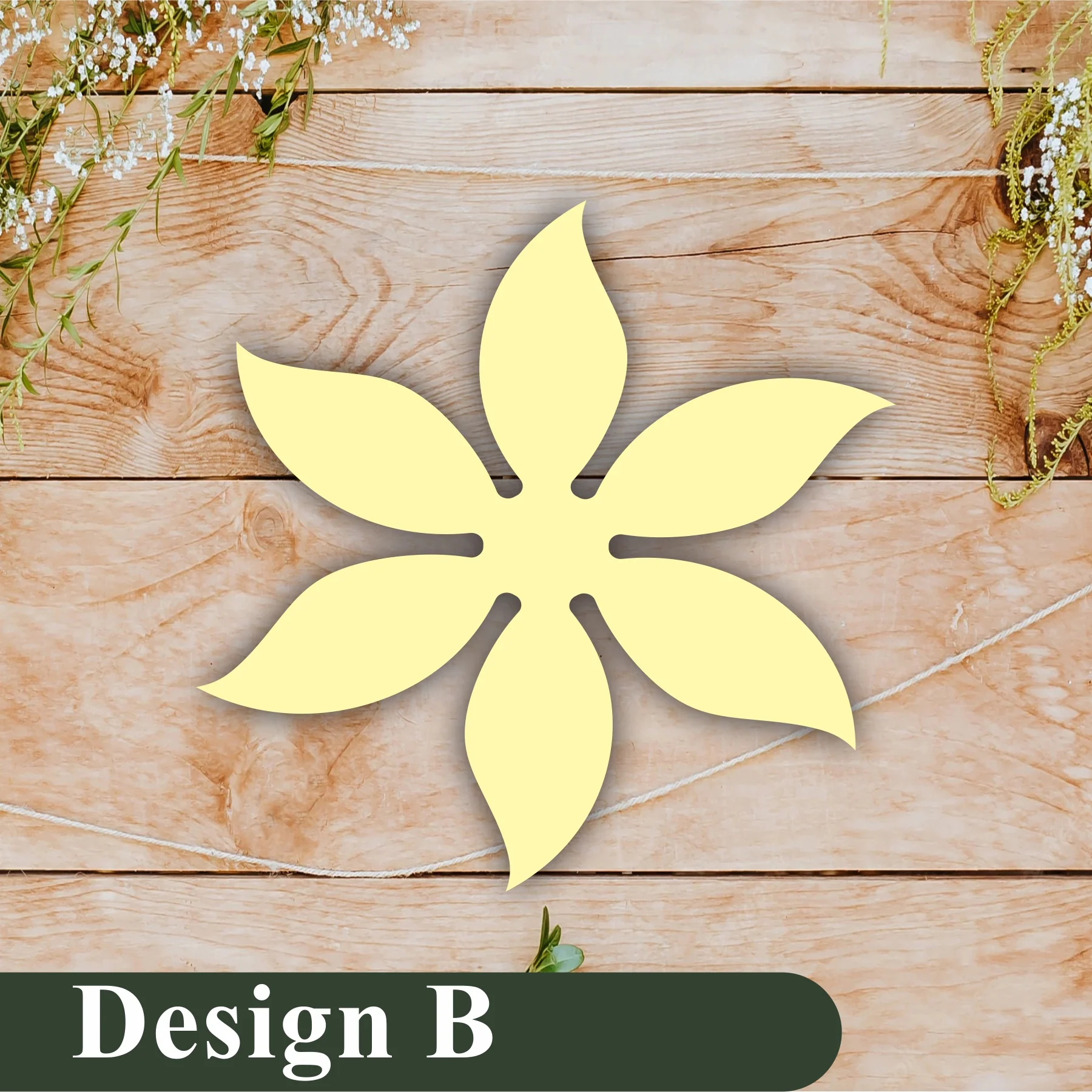 Pack of 4 Reusable Stencil For Canvas And Wall Painting.ID#209A - Image 10