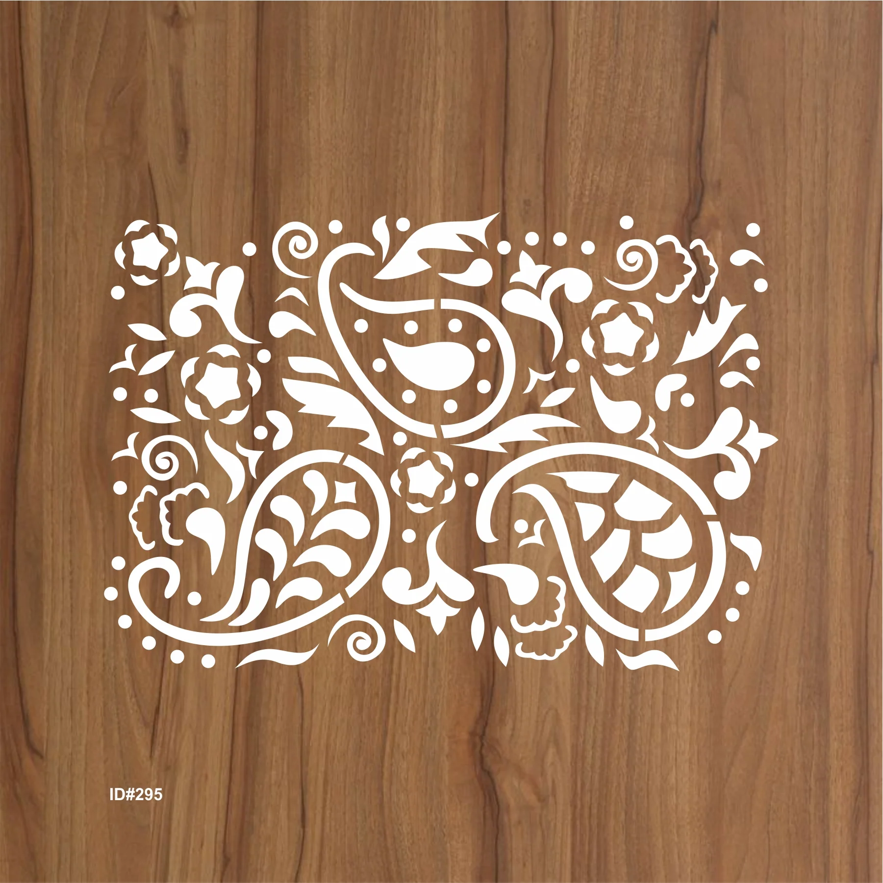 Paisley Stencil For Wall Painting Scrapbooking Album Decorative Embossing Paper Card. ID #295 - Image 2
