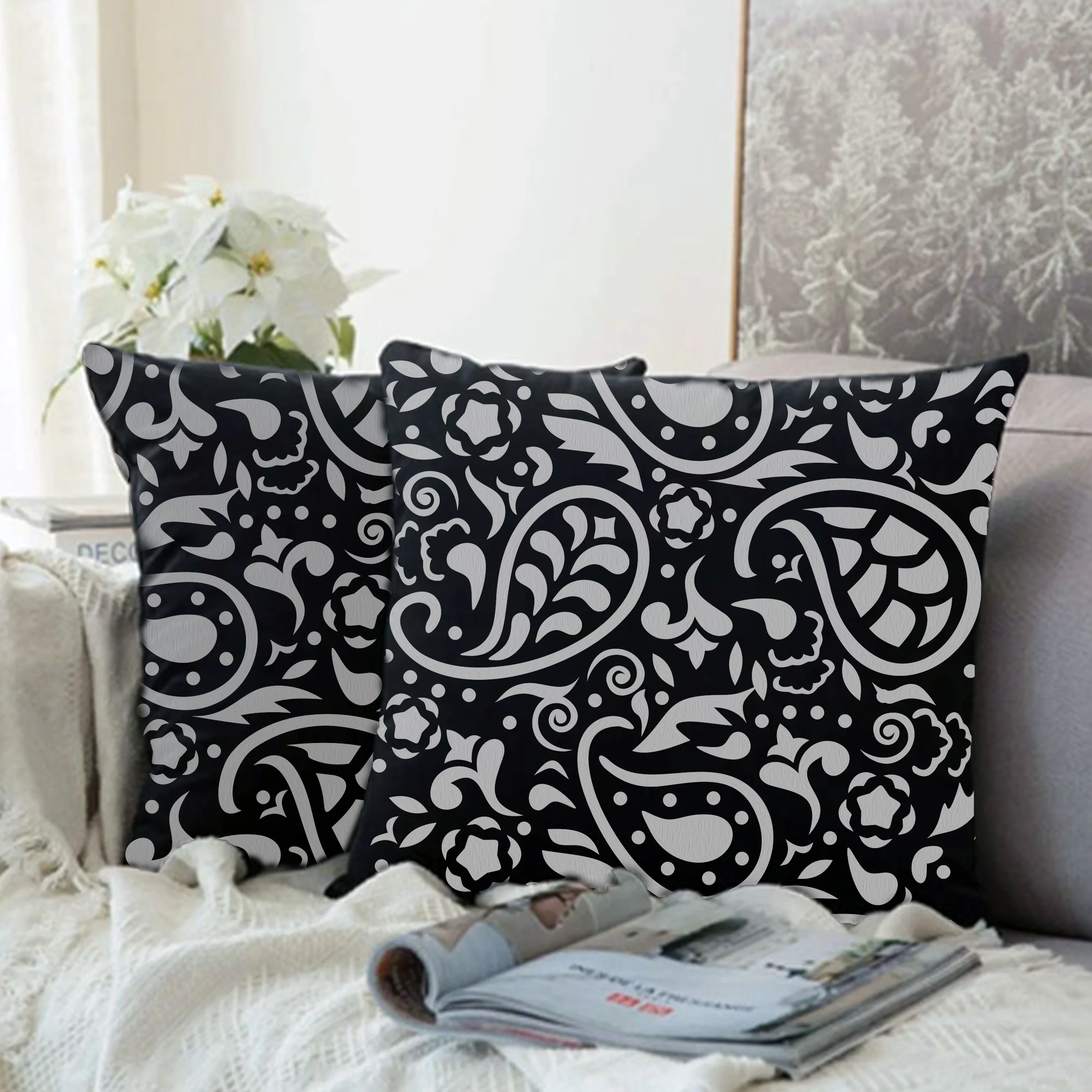 Paisley Stencil For Wall Painting Scrapbooking Album Decorative Embossing Paper Card. ID #295 - Image 5