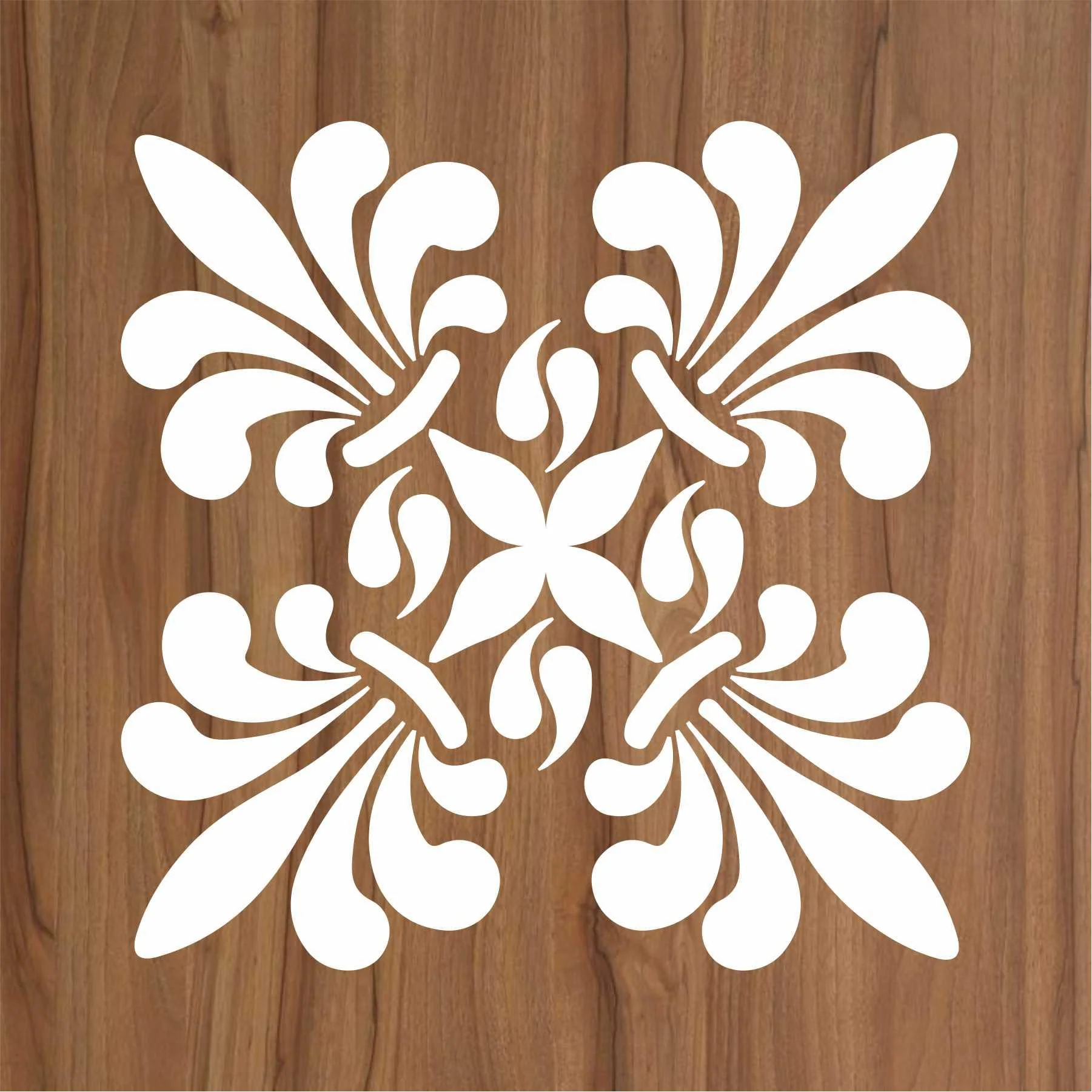 Patel Tile Reusable Stencil for Canvas and wall painting.ID#159 - Image 2