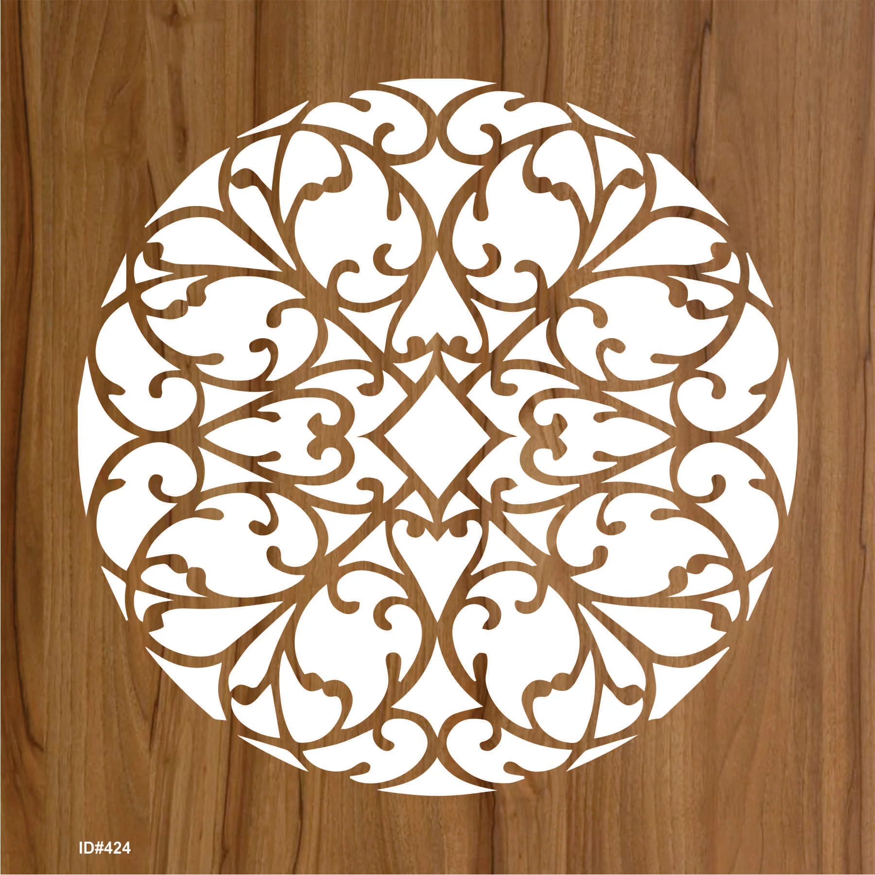 Pattern Mandala Design for Wall Decor Reusable Stencil For Canvas And Wall Painting.ID# 424 - Image 2