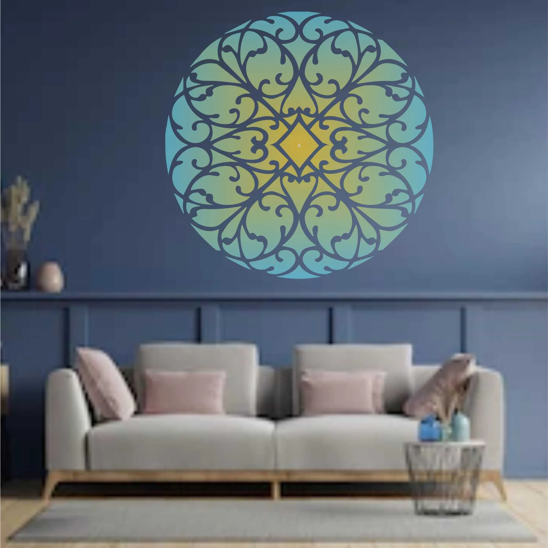 Pattern Mandala Design for Wall Decor Reusable Stencil For Canvas And Wall Painting.ID# 424 - Image 5