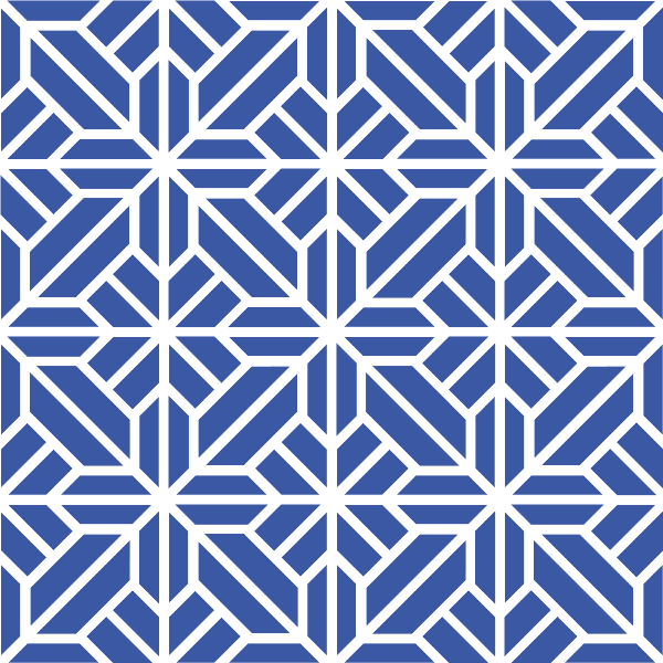 Geometric Star Grid Pattern Reusable Stencil for Canvas and wall painting.ID# 18 - Image 5