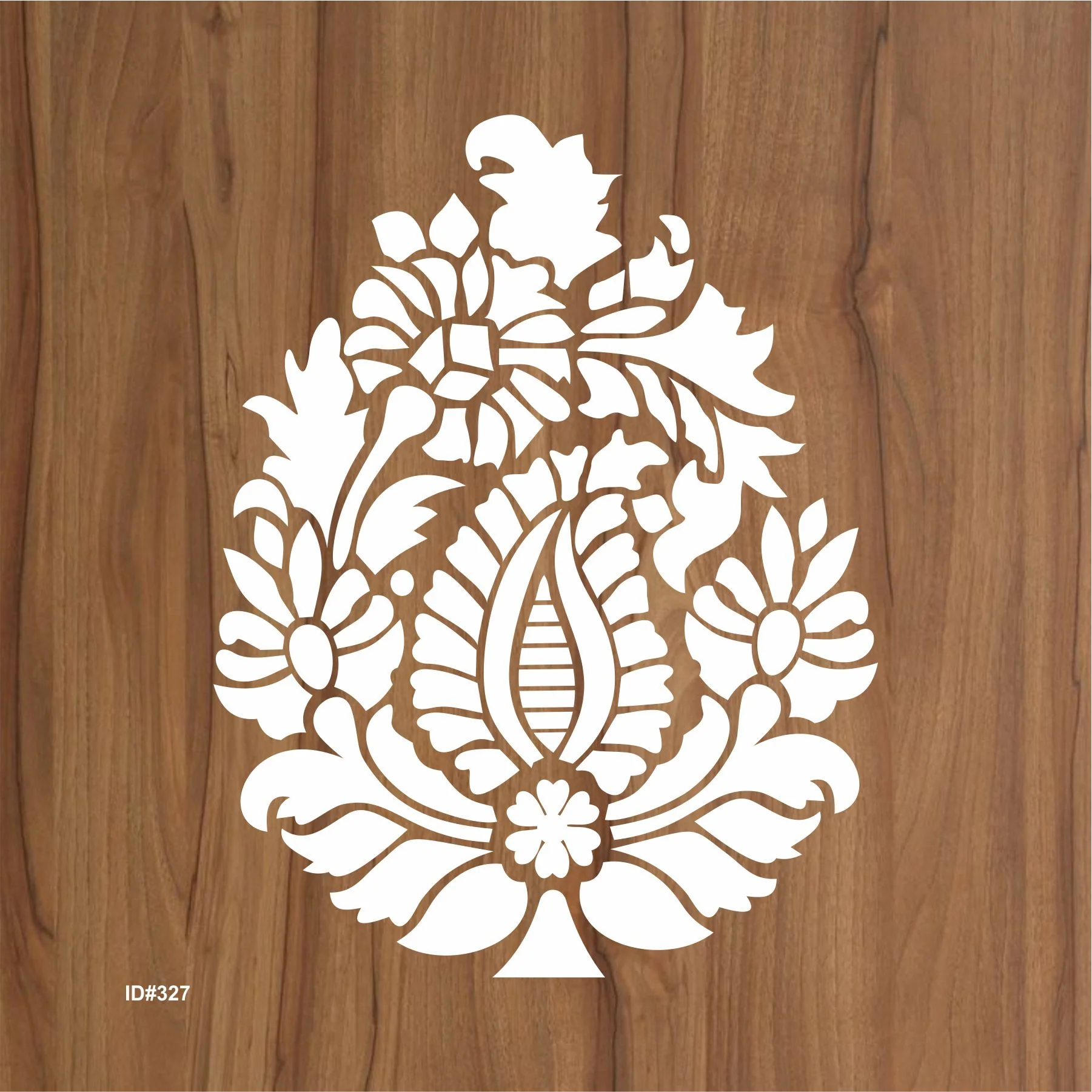 Pear Paisley Damask stencil Reusable Stencil For Canvas And Wall Painting. ID #327 - Image 2