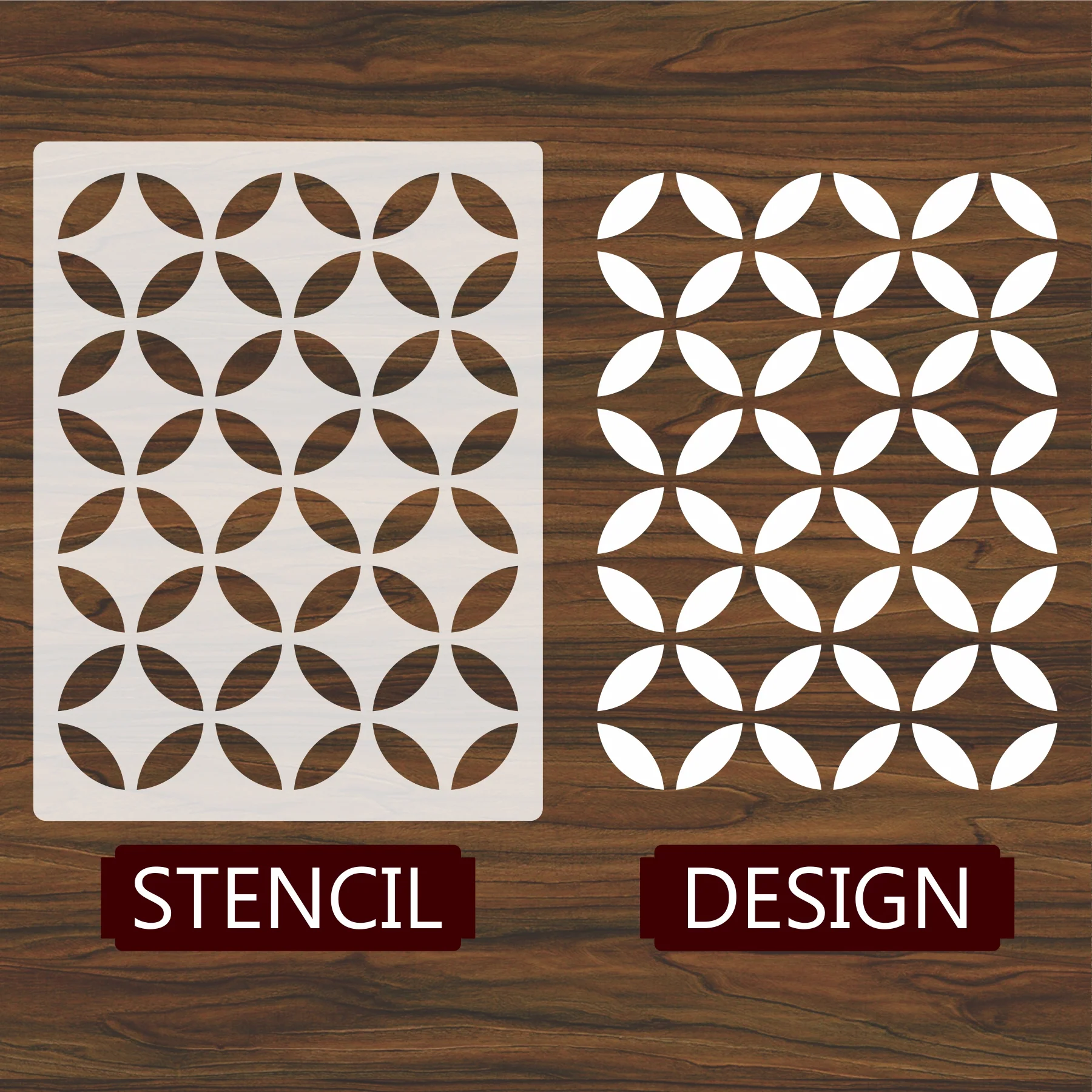 Picasso Great Dane Pattern Reusable Stencil For Canvas And Wall Painting.ID#212H - Image 3