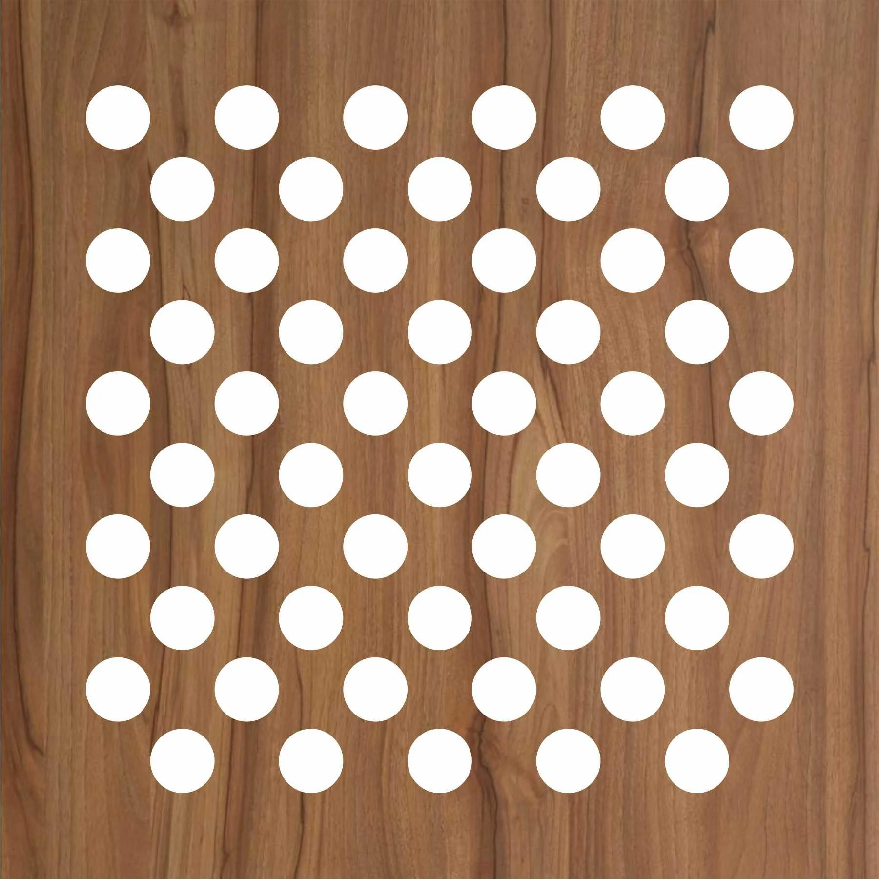Polka Dots Pattern Reusable Stencil For Canvas And Wall Painting.ID# 448 - Image 2