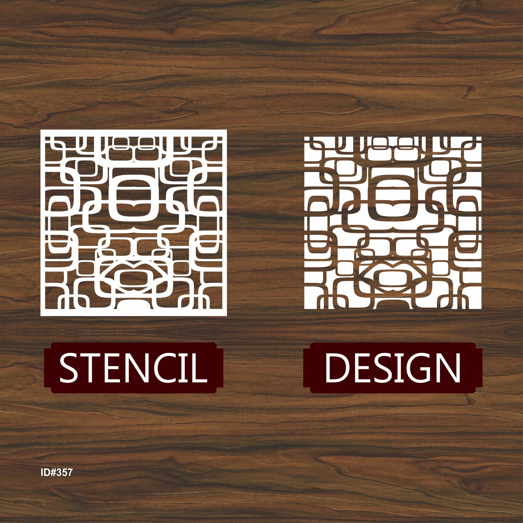 Retri Shape Pattren Reusable Stencil For Canvas And Wall Painting. ID #357 - Image 6