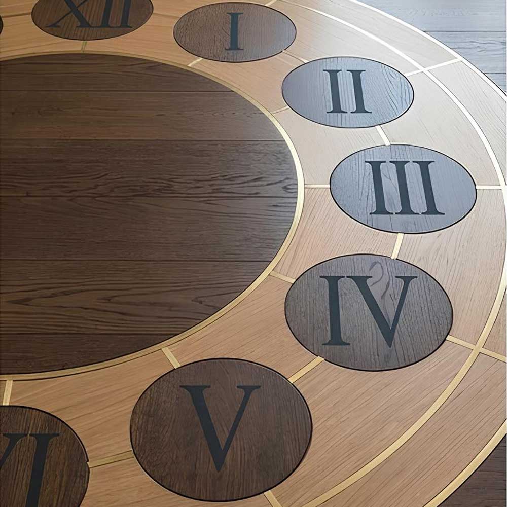 Roman Numeral Clock Stencil for Wall, Wood & Furniture Painting – Vintage Number Design – ID# 774 - Image 6