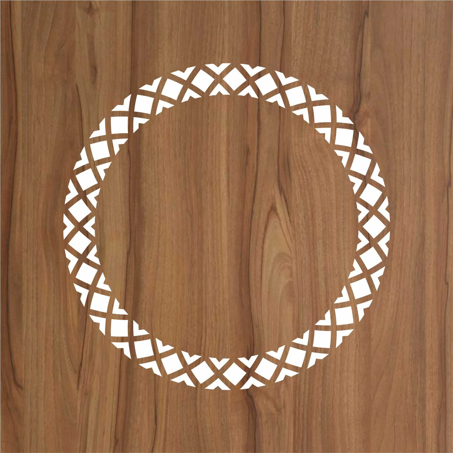 Round Mandala Border Reusable Stencil For Canvas And Wall Painting.ID#247 - Image 2