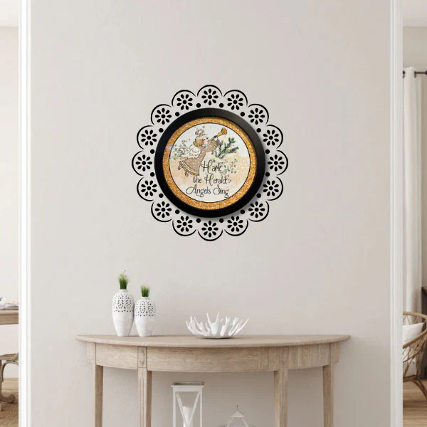 Round Pattern Art Border Mandala Reusable Stencil For Canvas And Wall Painting.ID#253 - Image 4