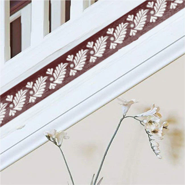Sablon Floral Reusable Stencil For Canvas And Wall Painting.ID#266 - Image 5