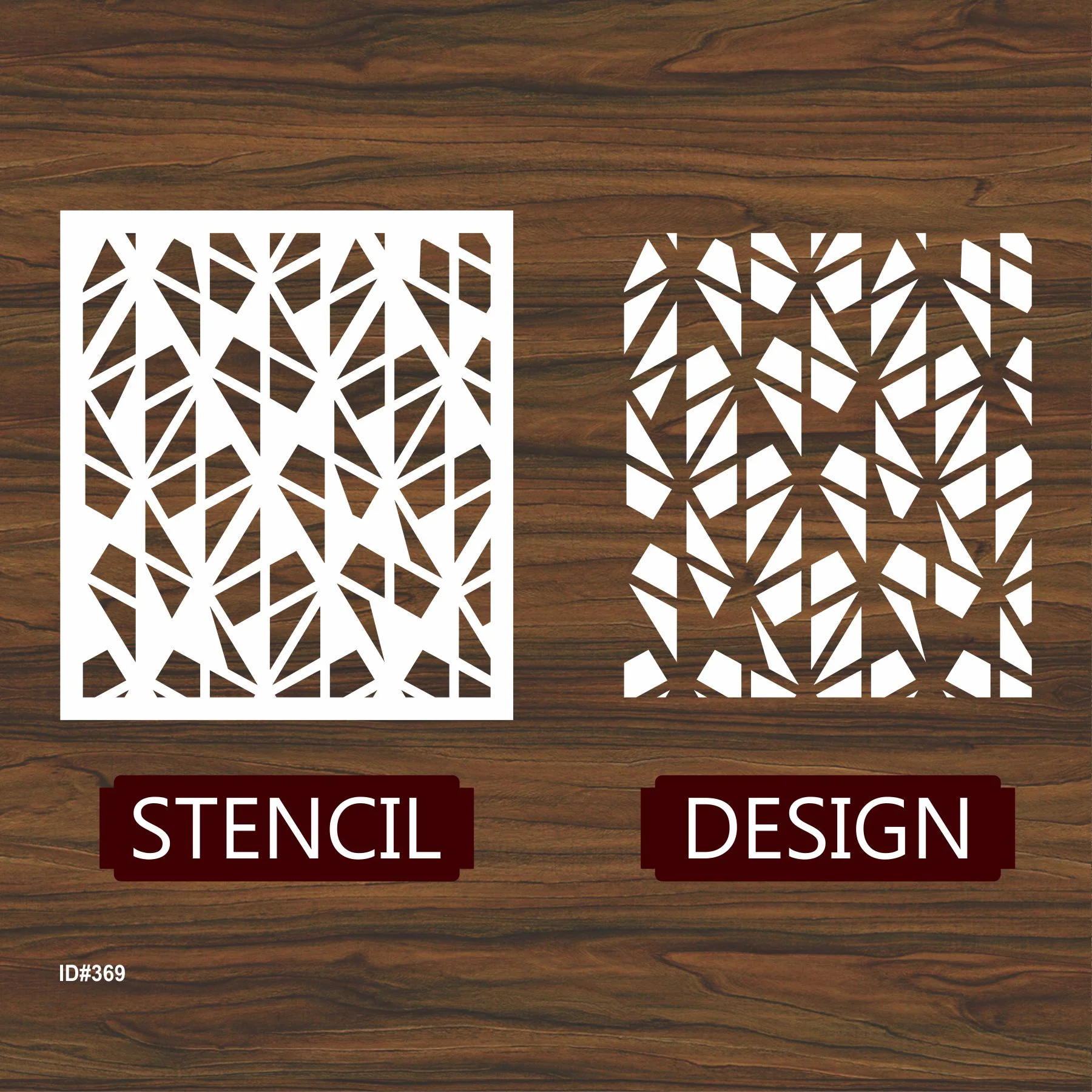 Solomostry Pattren Stencil Reusable Stencil For Canvas And Wall Painting.ID #369 - Image 4